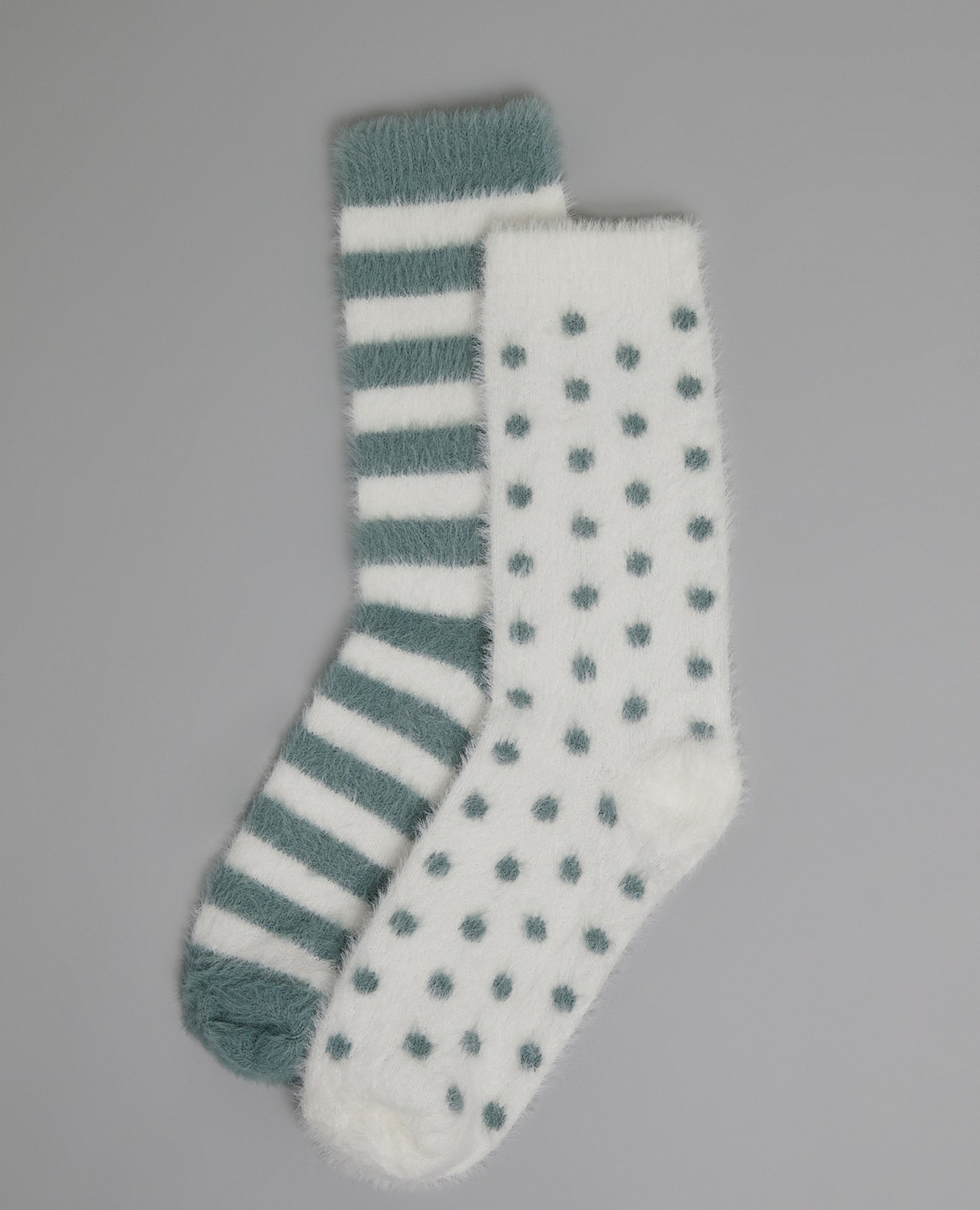 جوارب شتوية بطبعة - زوجين