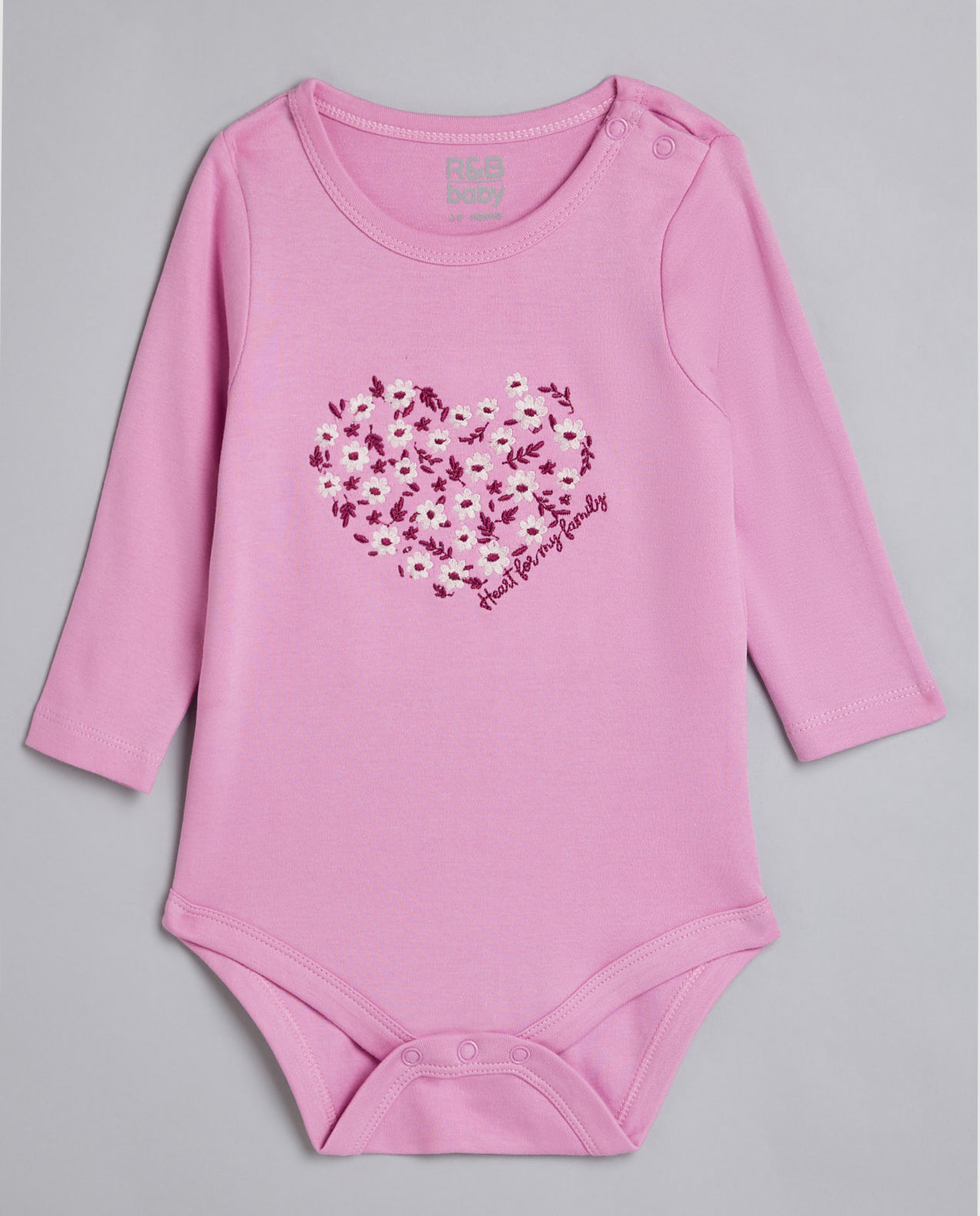 3 Pack Printed Bodysuits with Long Sleeves