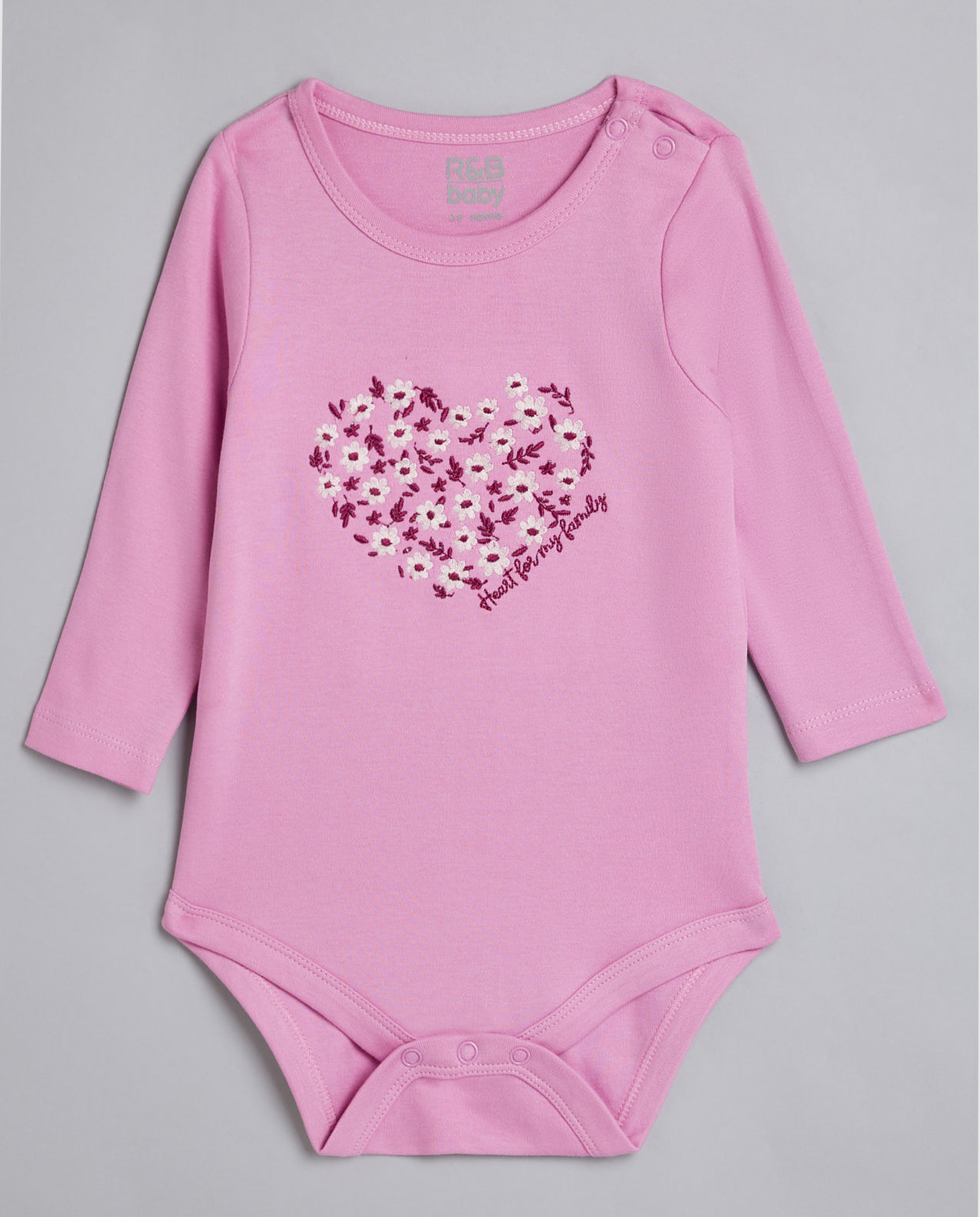 3 Pack Printed Bodysuits with Long Sleeves