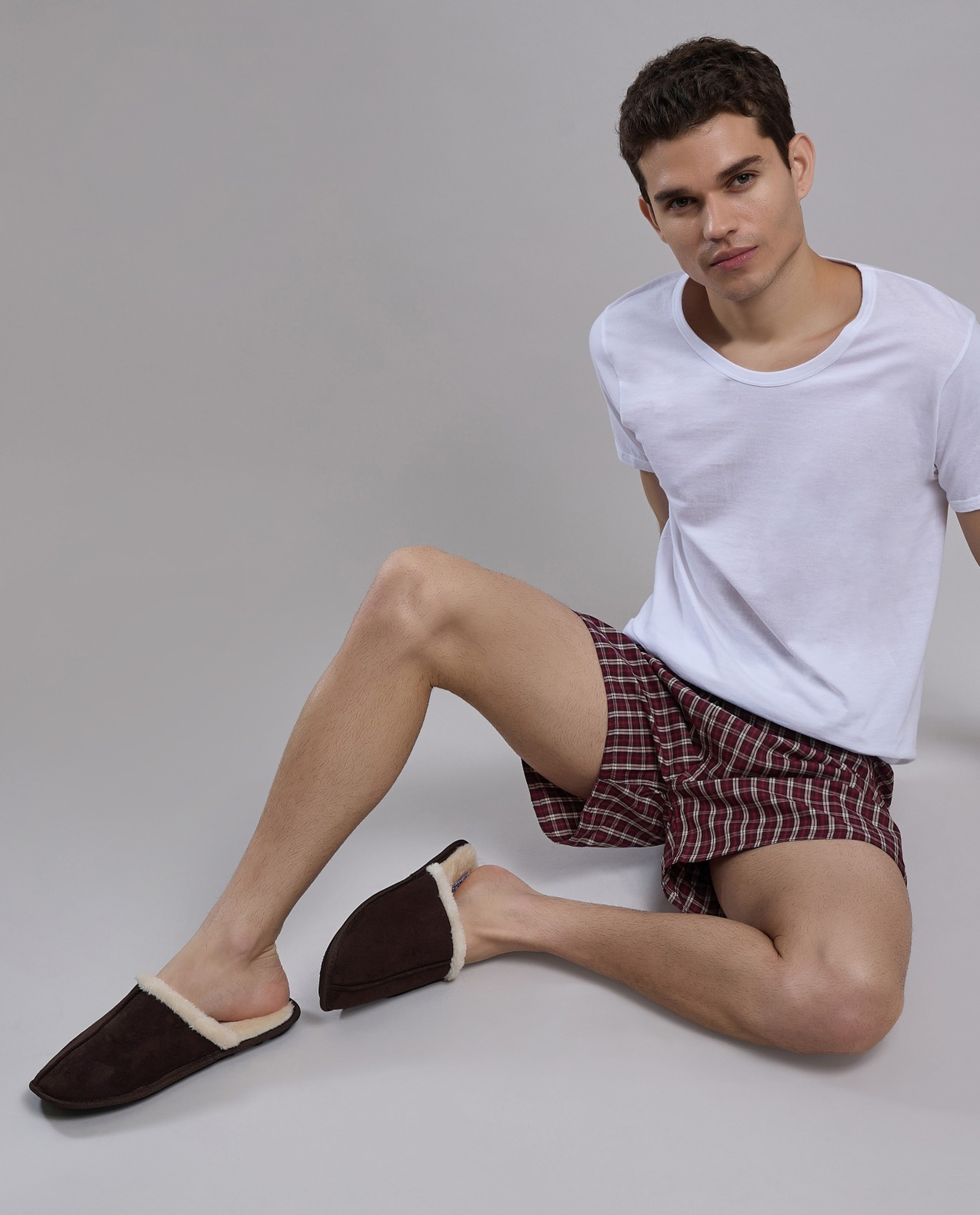 Fur Detail Bedroom Slippers