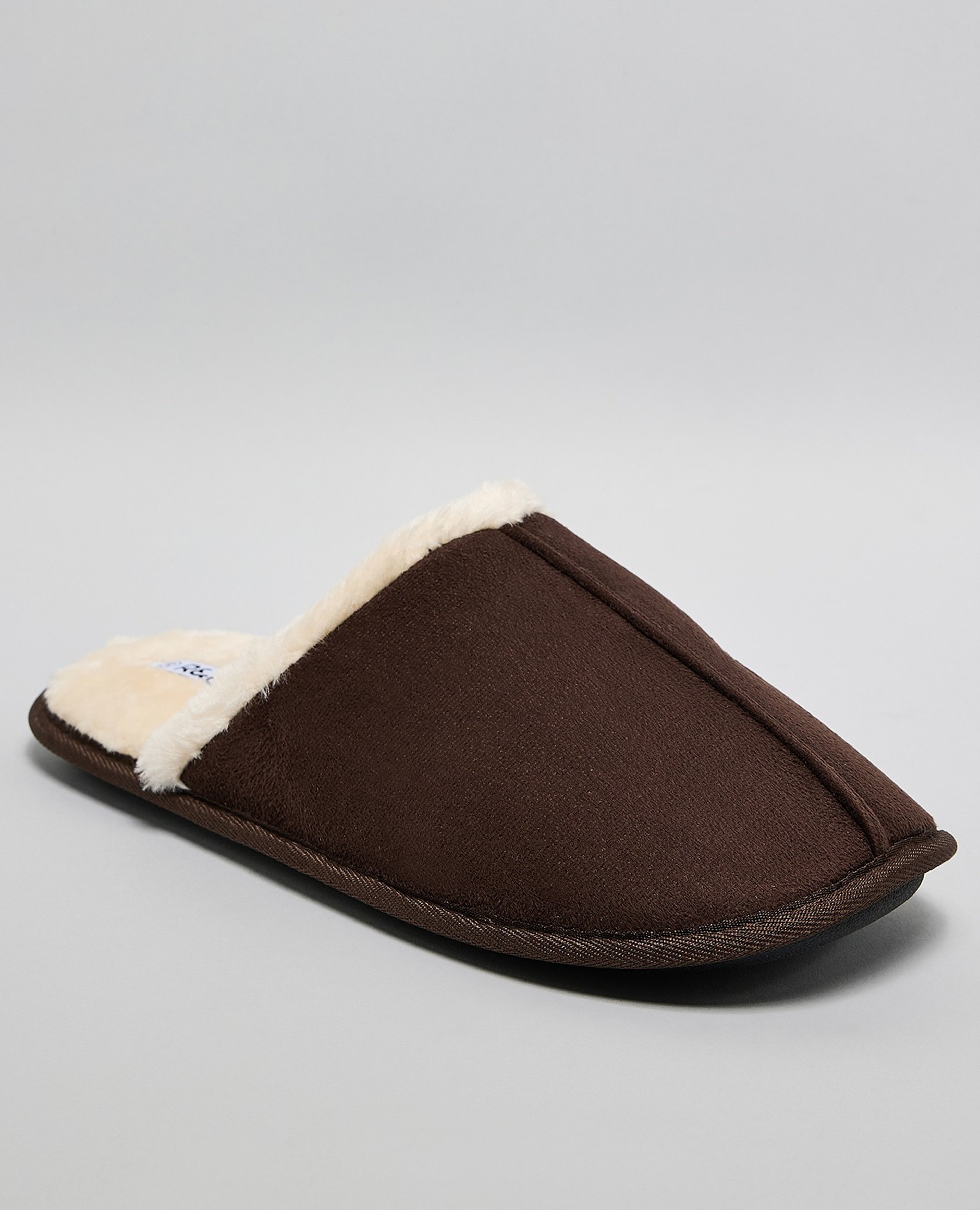 Fur Detail Bedroom Slippers