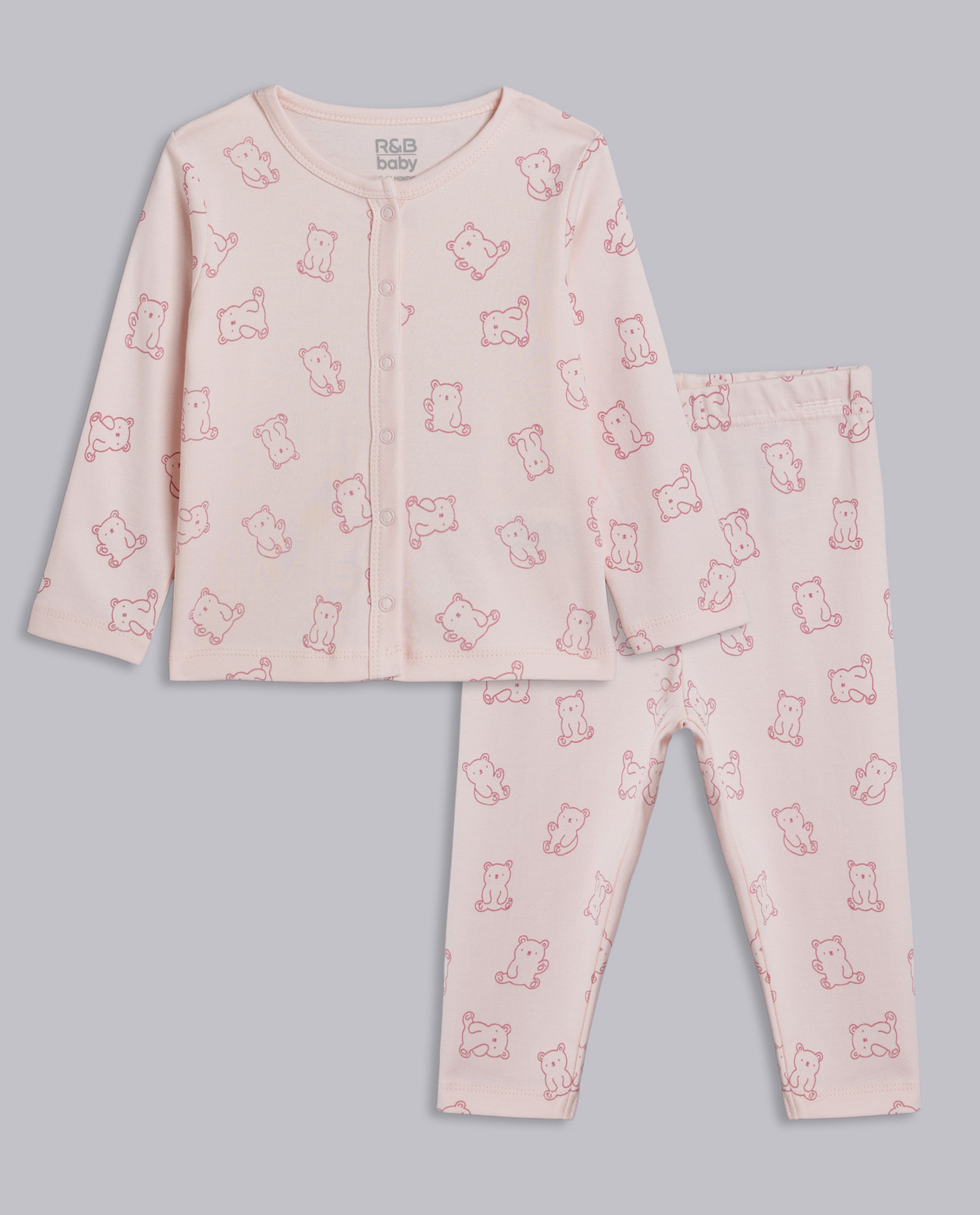 Newborns Printed Clothing Set