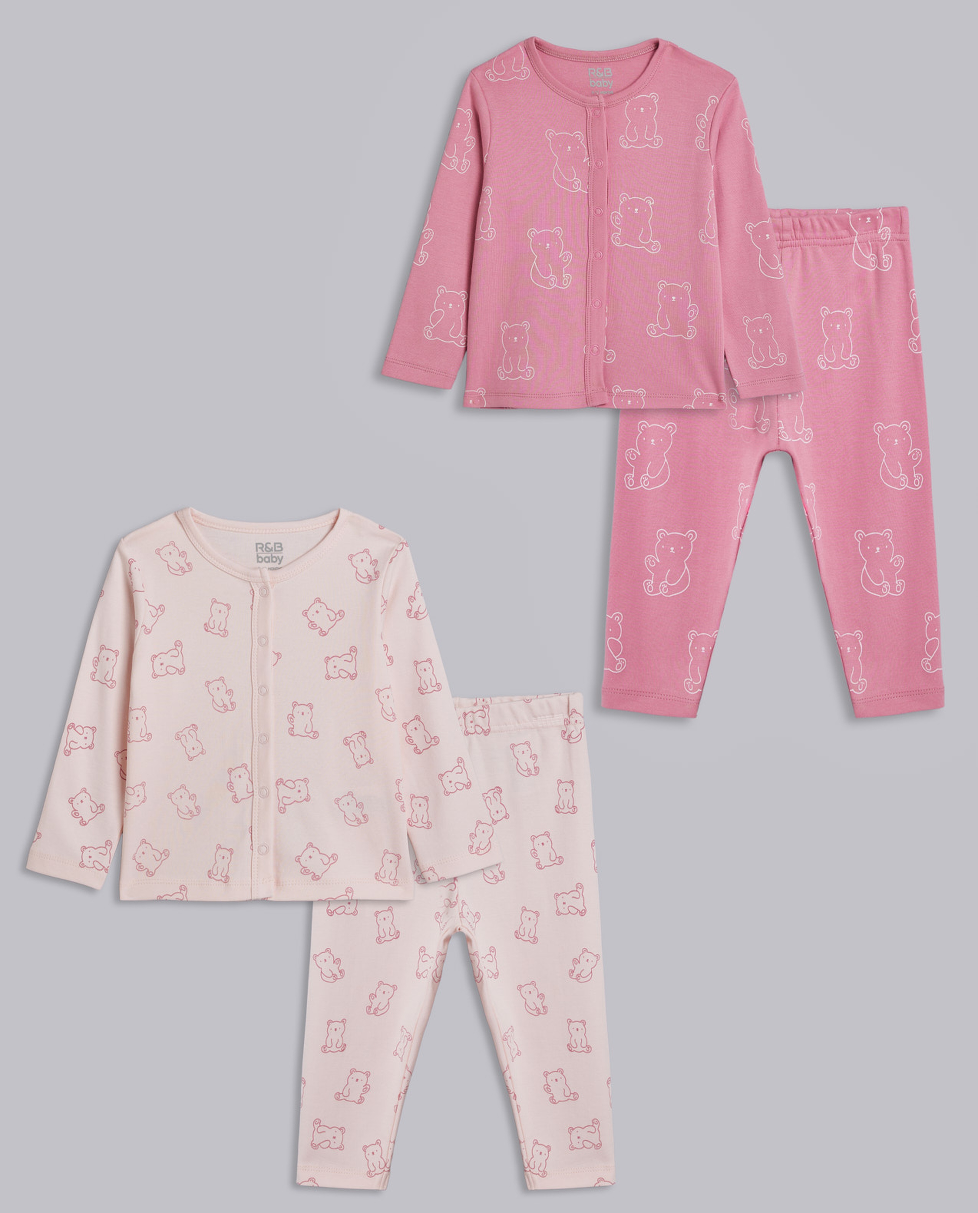 Newborns Printed Clothing Set