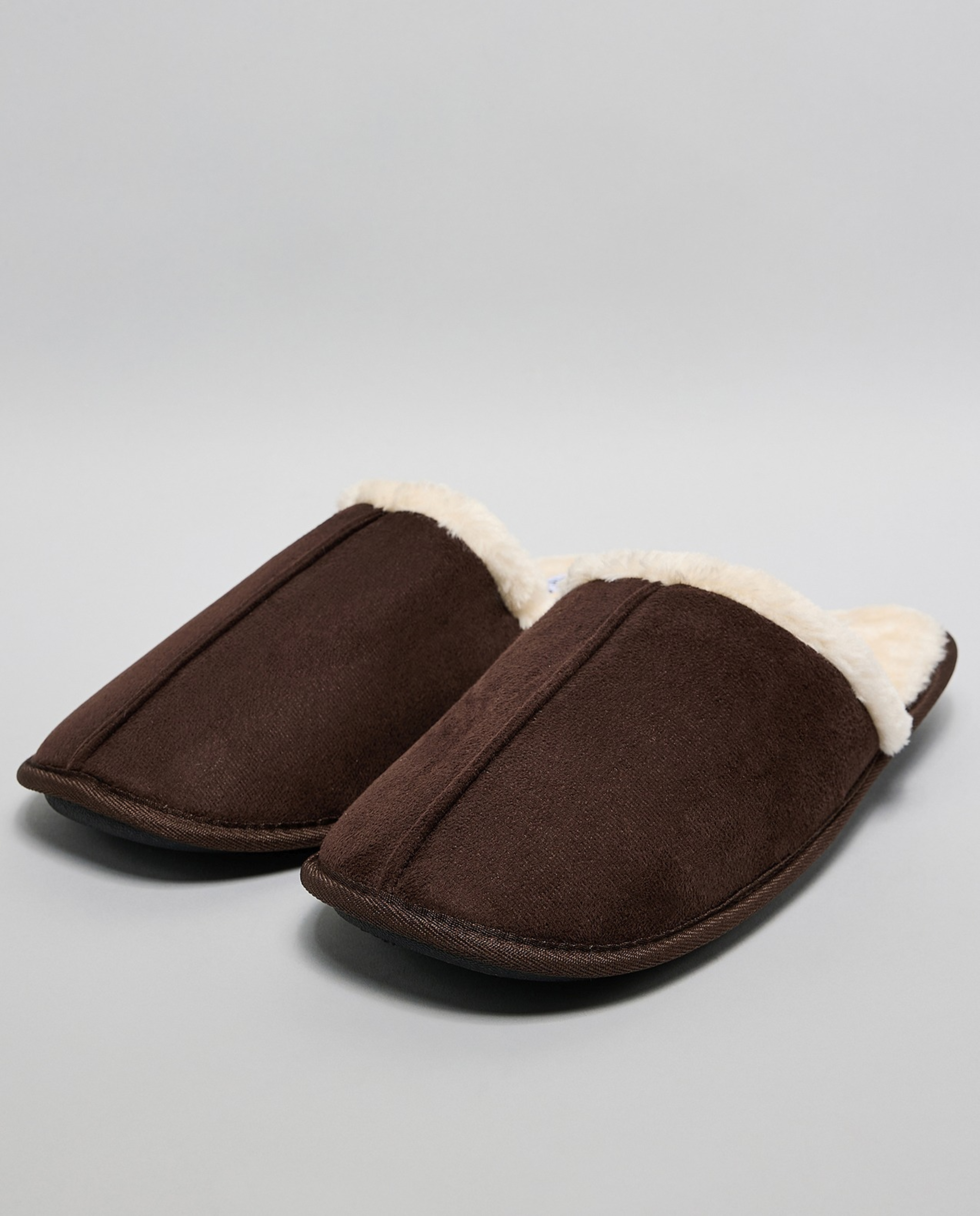 Fur Detail Bedroom Slippers