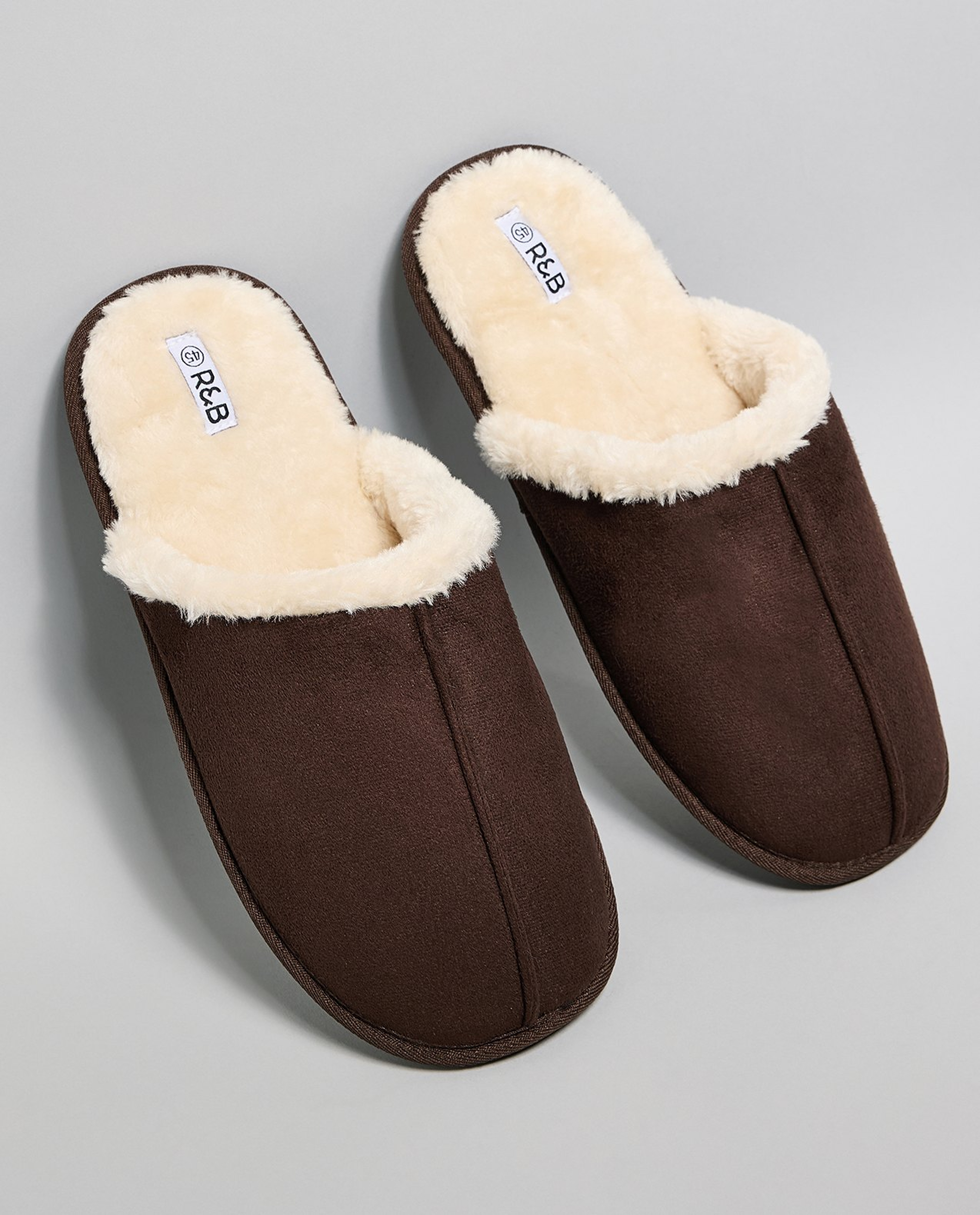 Fur Detail Bedroom Slippers