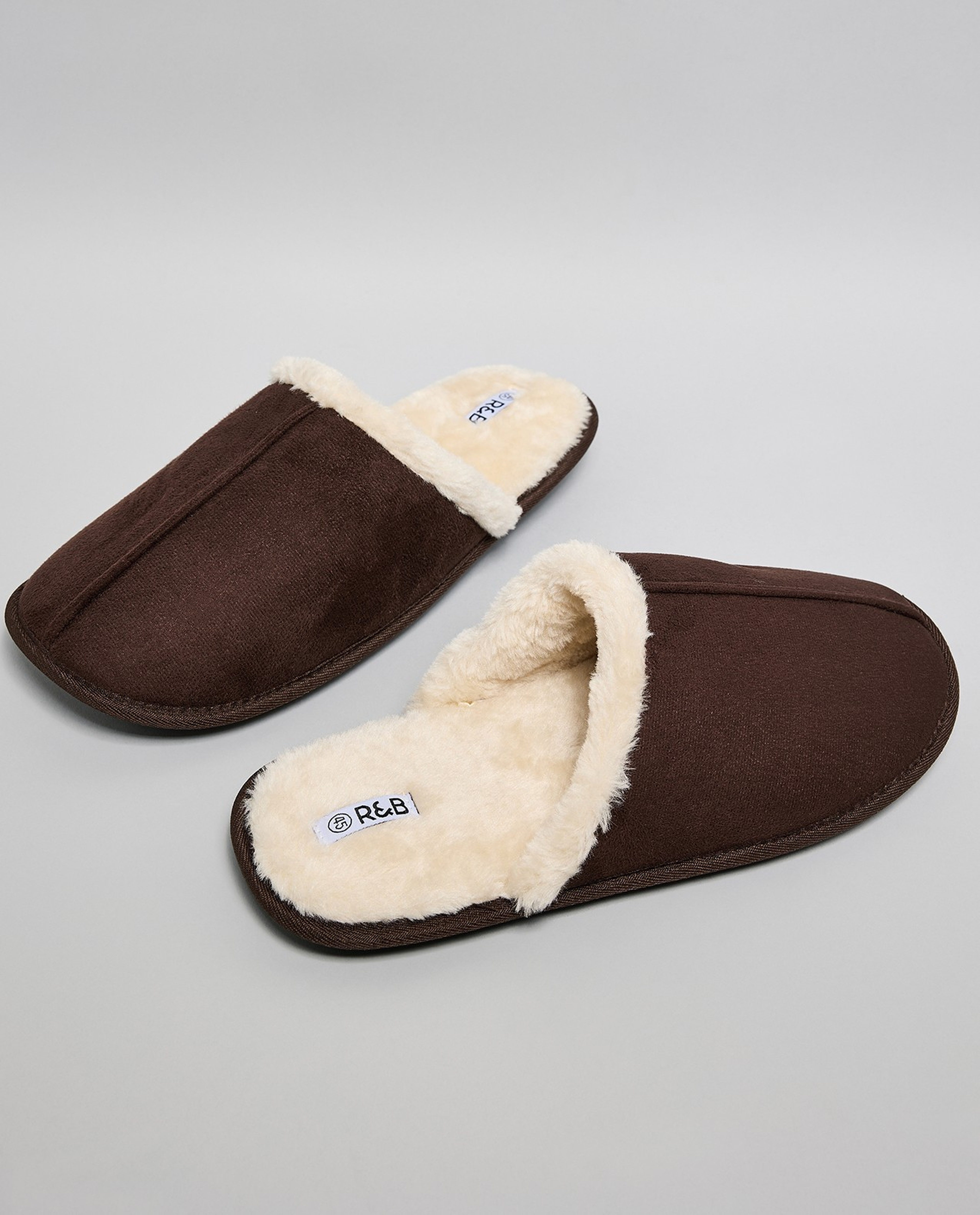 Fur Detail Bedroom Slippers