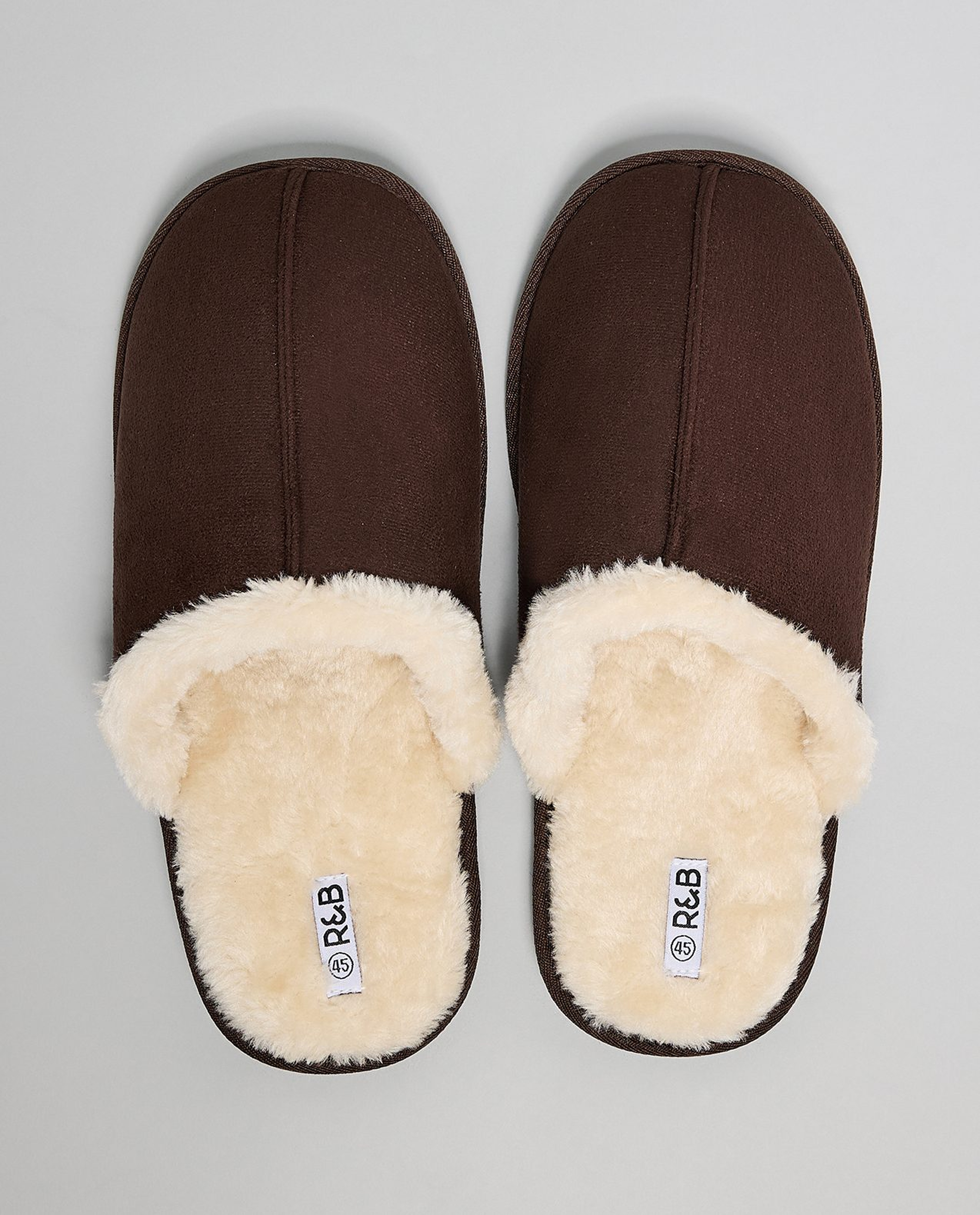 Fur Detail Bedroom Slippers