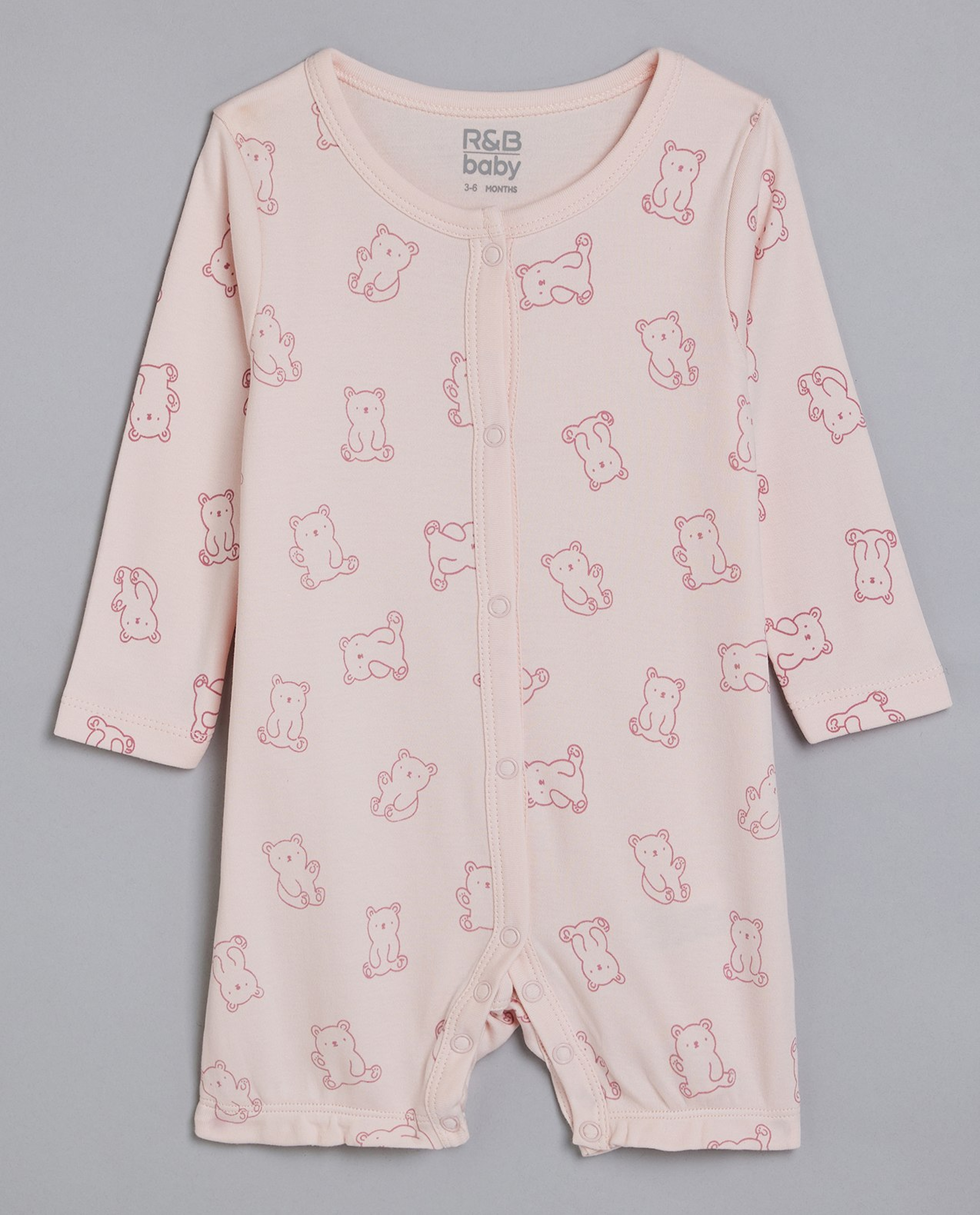 3 Pack Printed Bodysuits with Long Sleeves