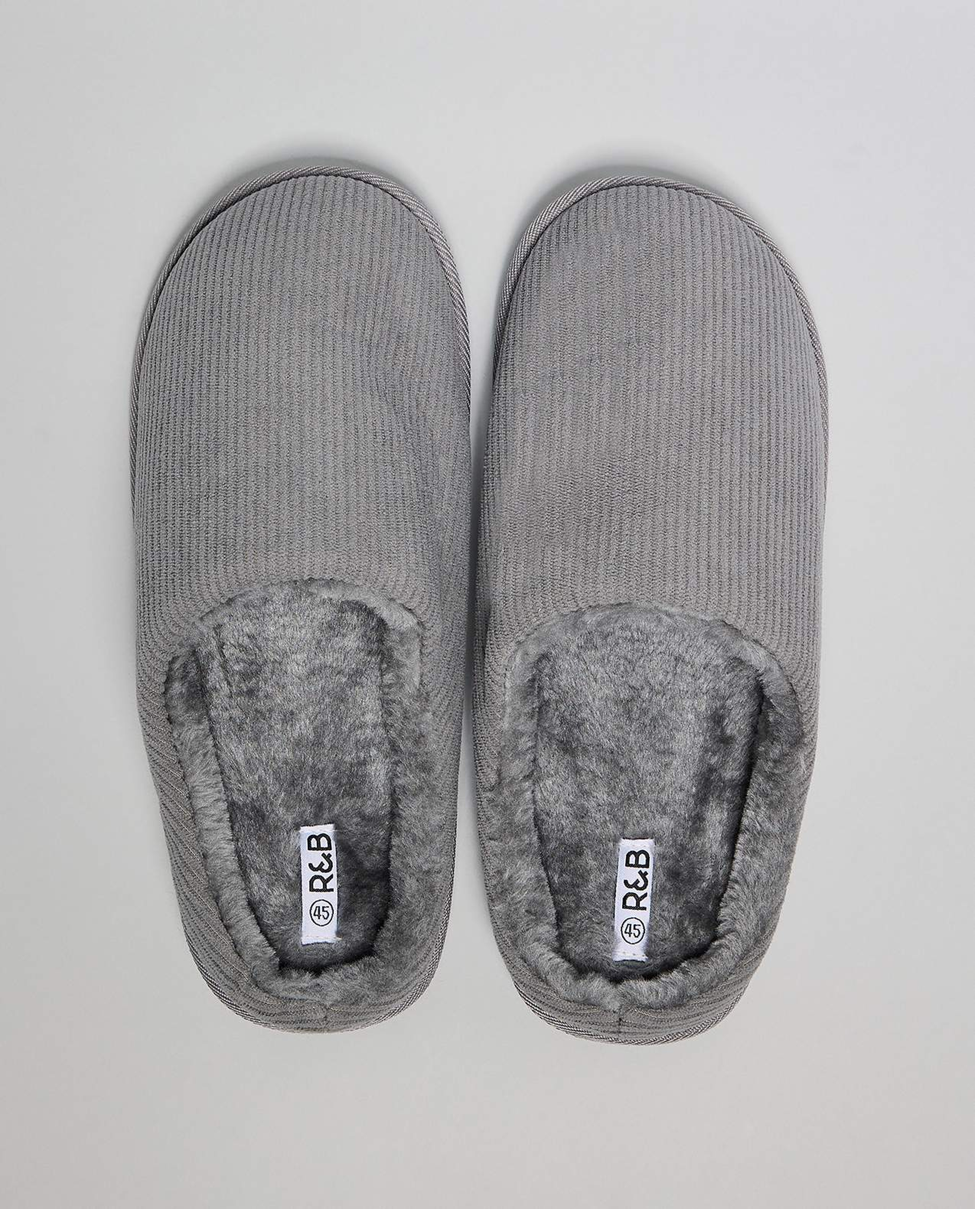 Ribbed Bedroom Slippers