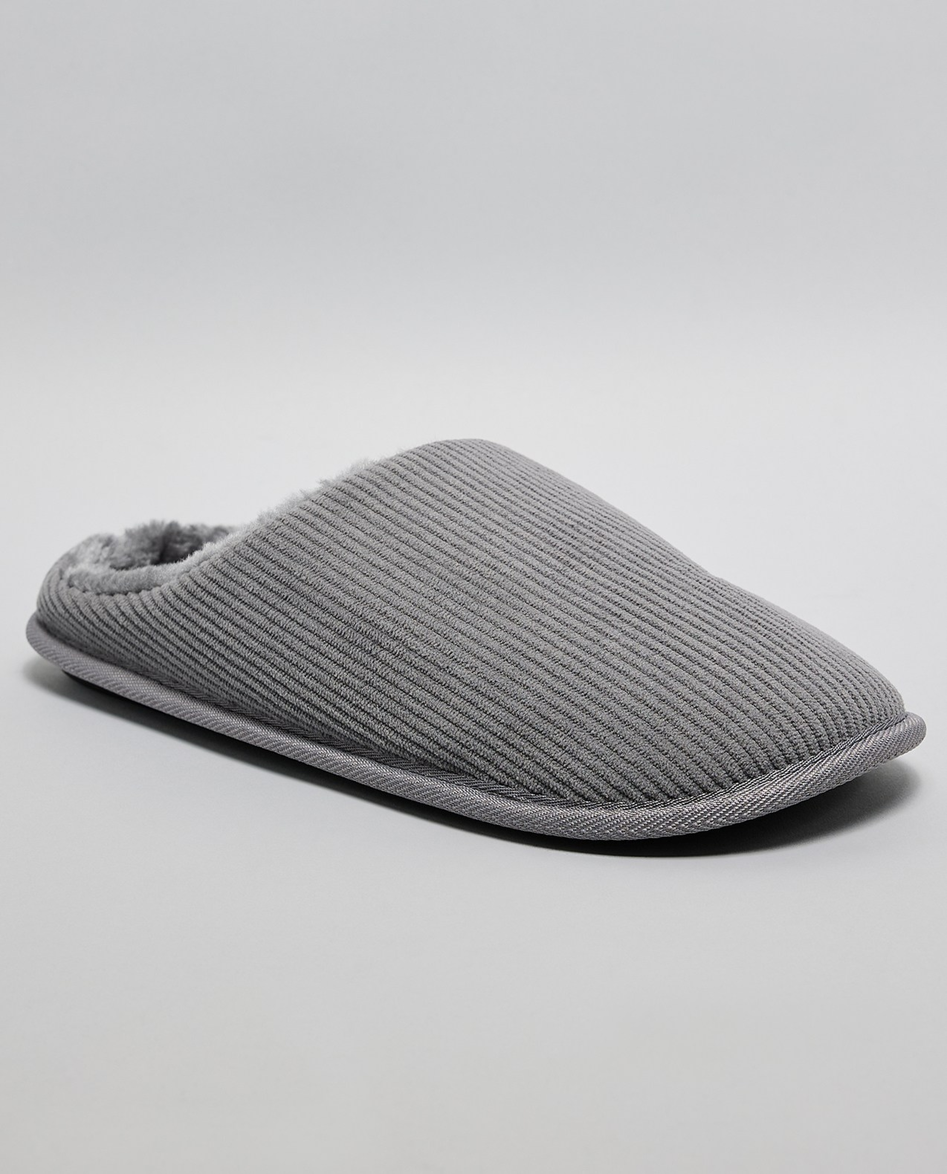 Ribbed Bedroom Slippers