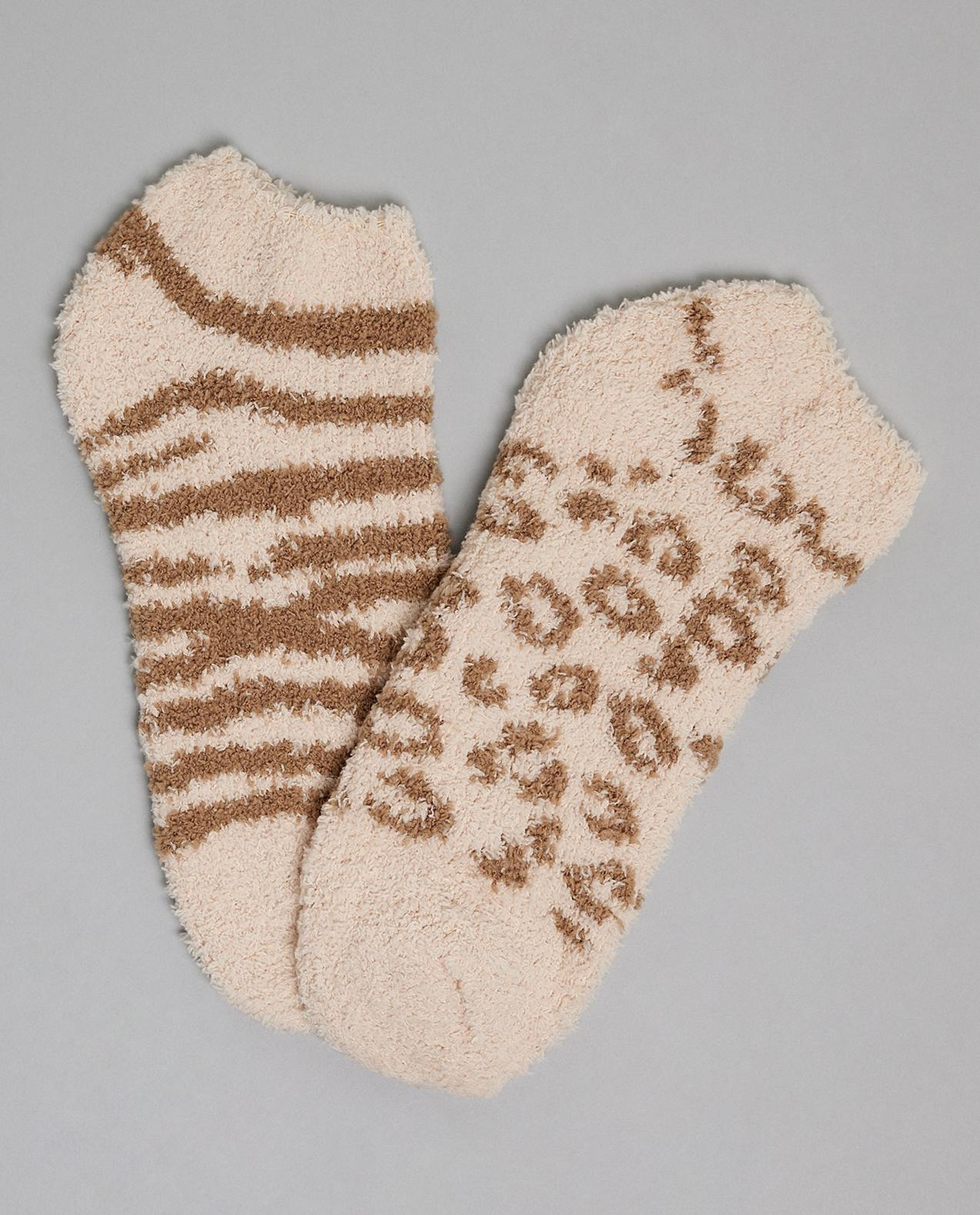 3 Pack Printed Winter Ankle Socks
