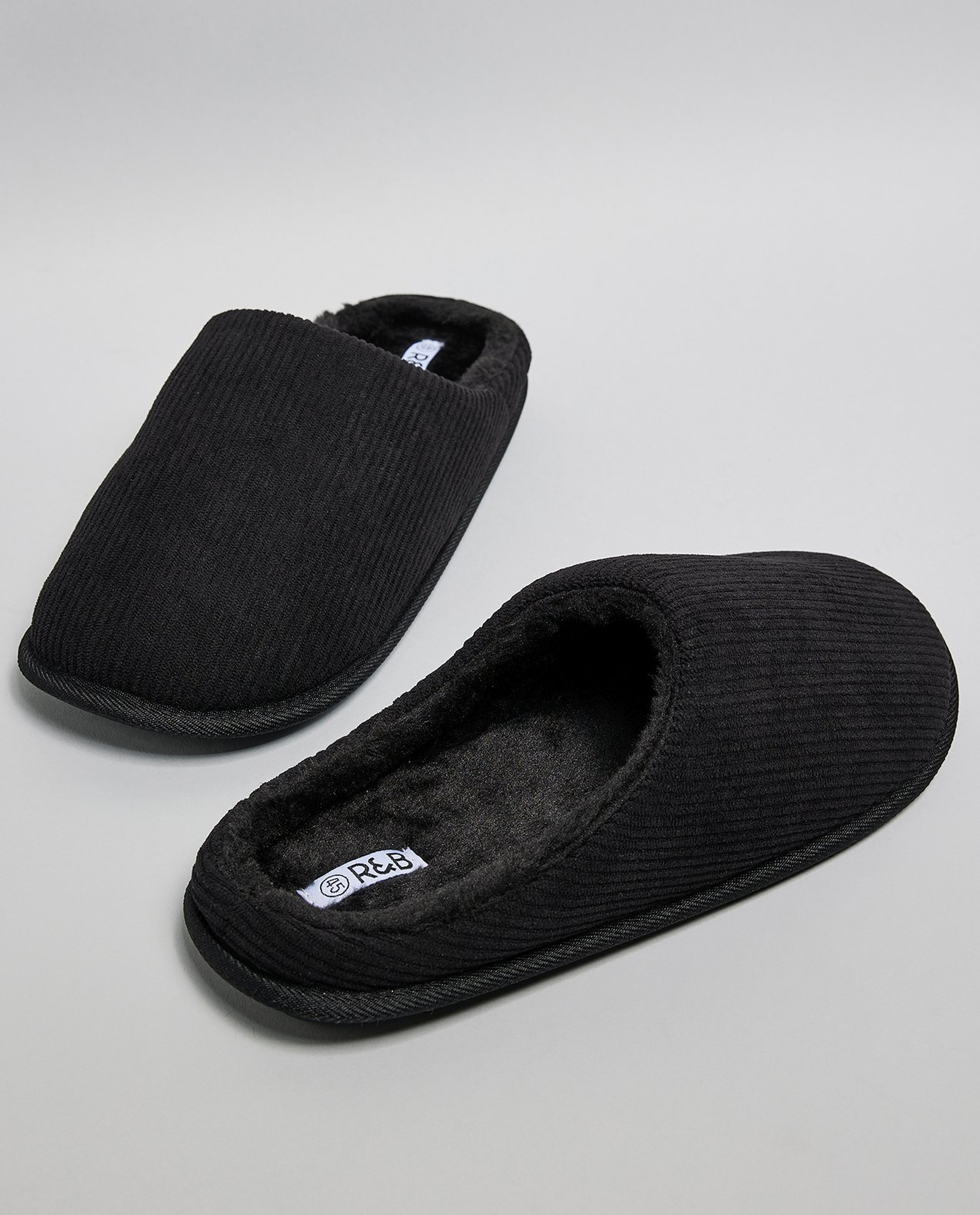 Ribbed Bedroom Slippers