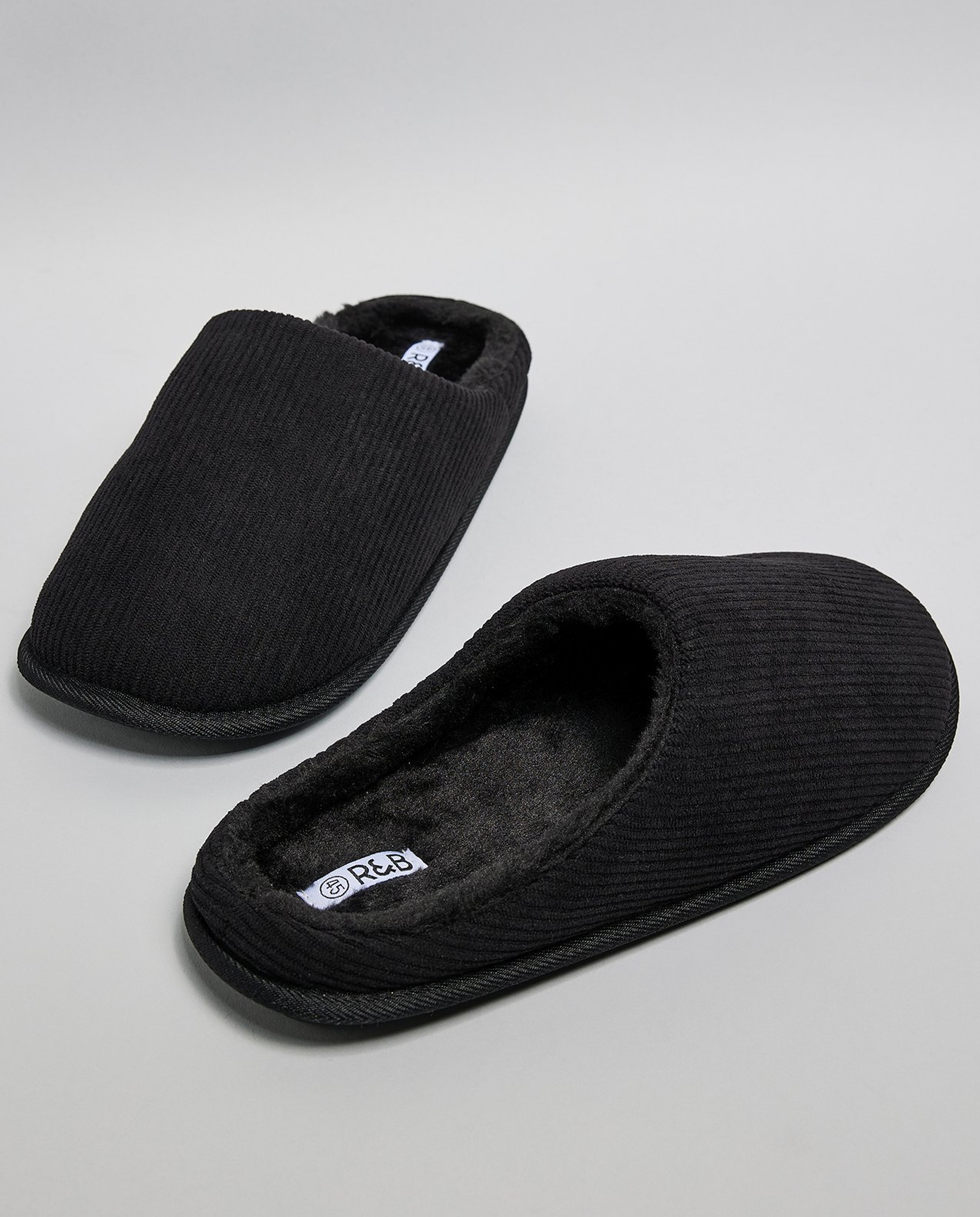 Ribbed Bedroom Slippers