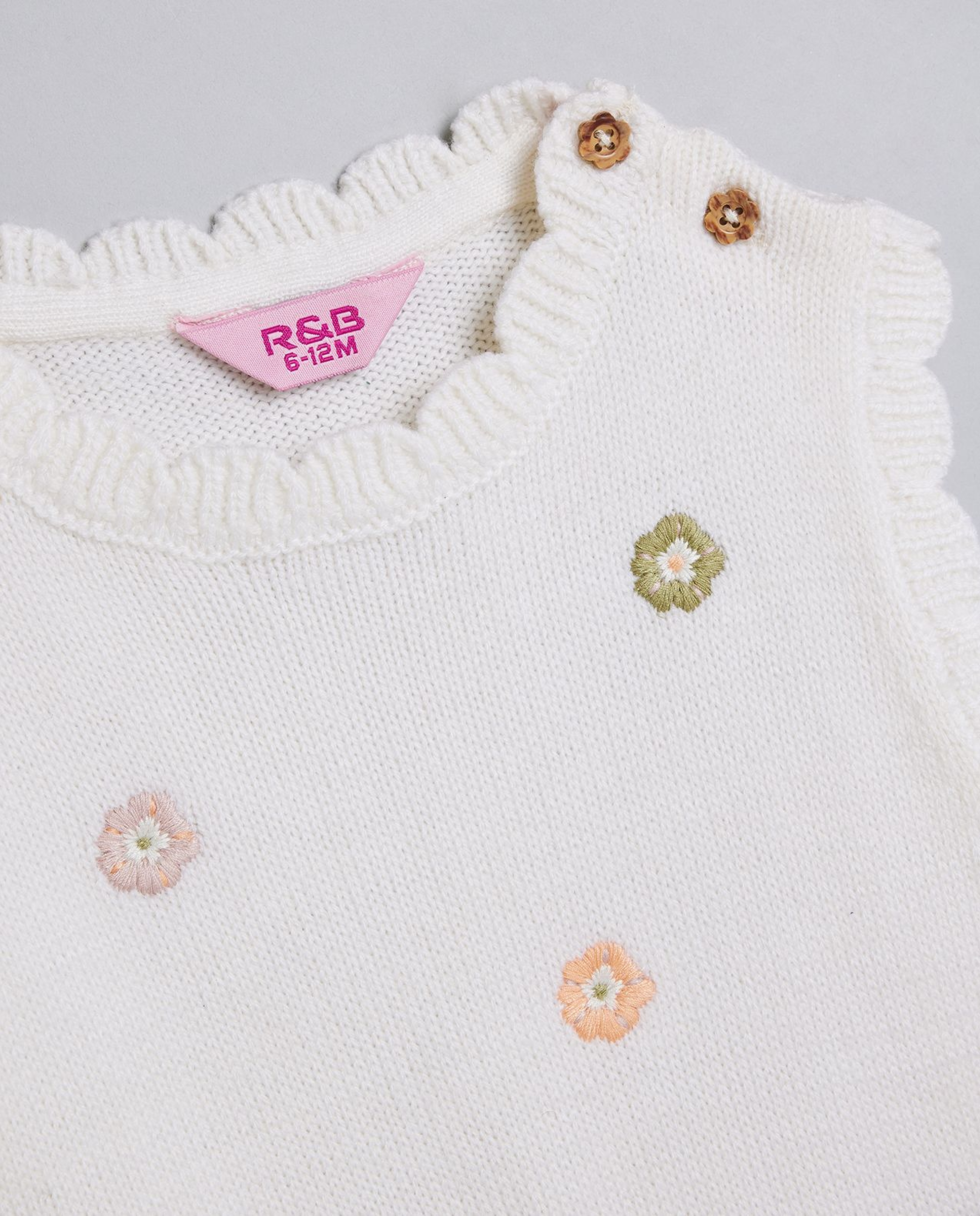 Embroidered Sweater Vest