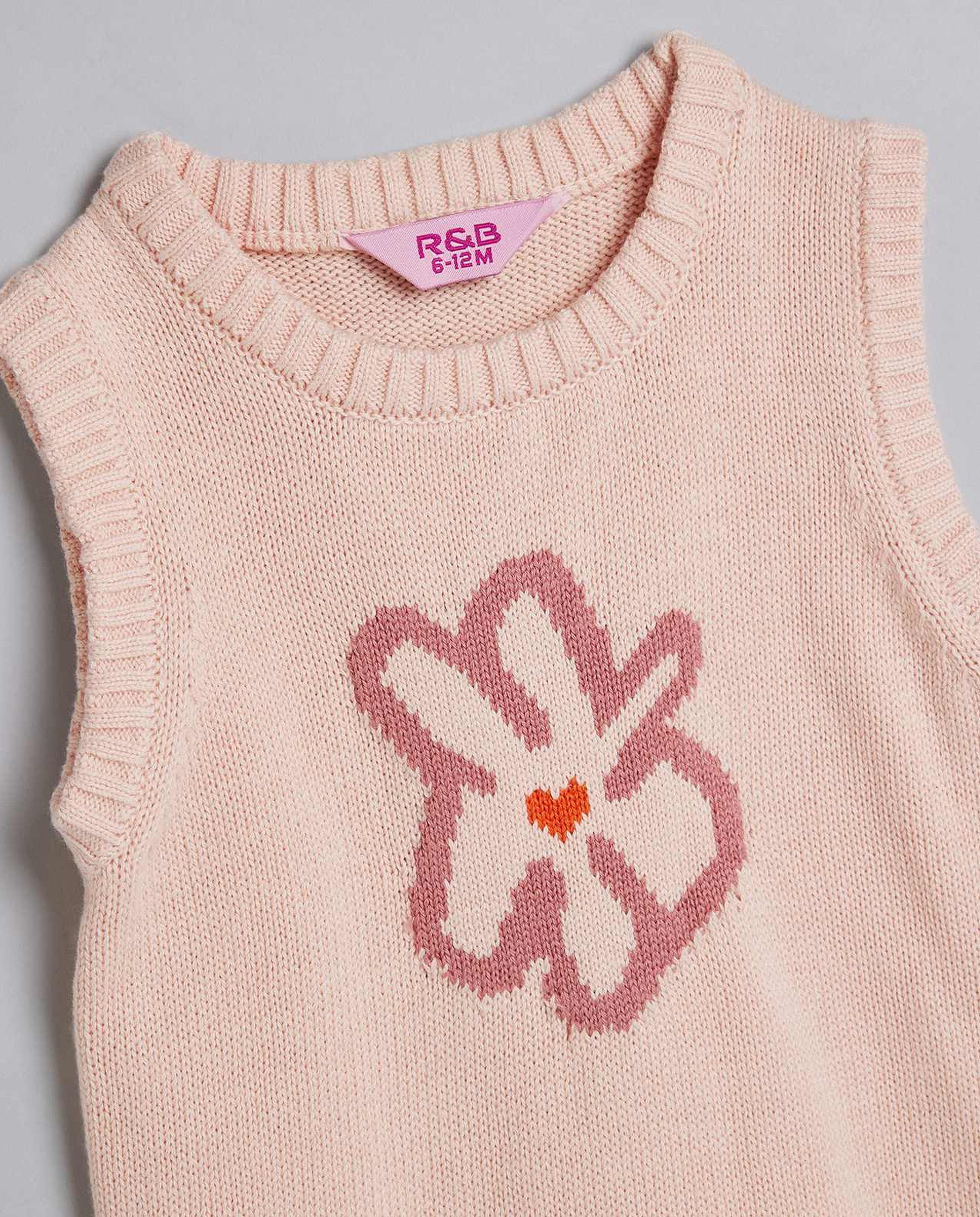 Patterned Sweater Vest