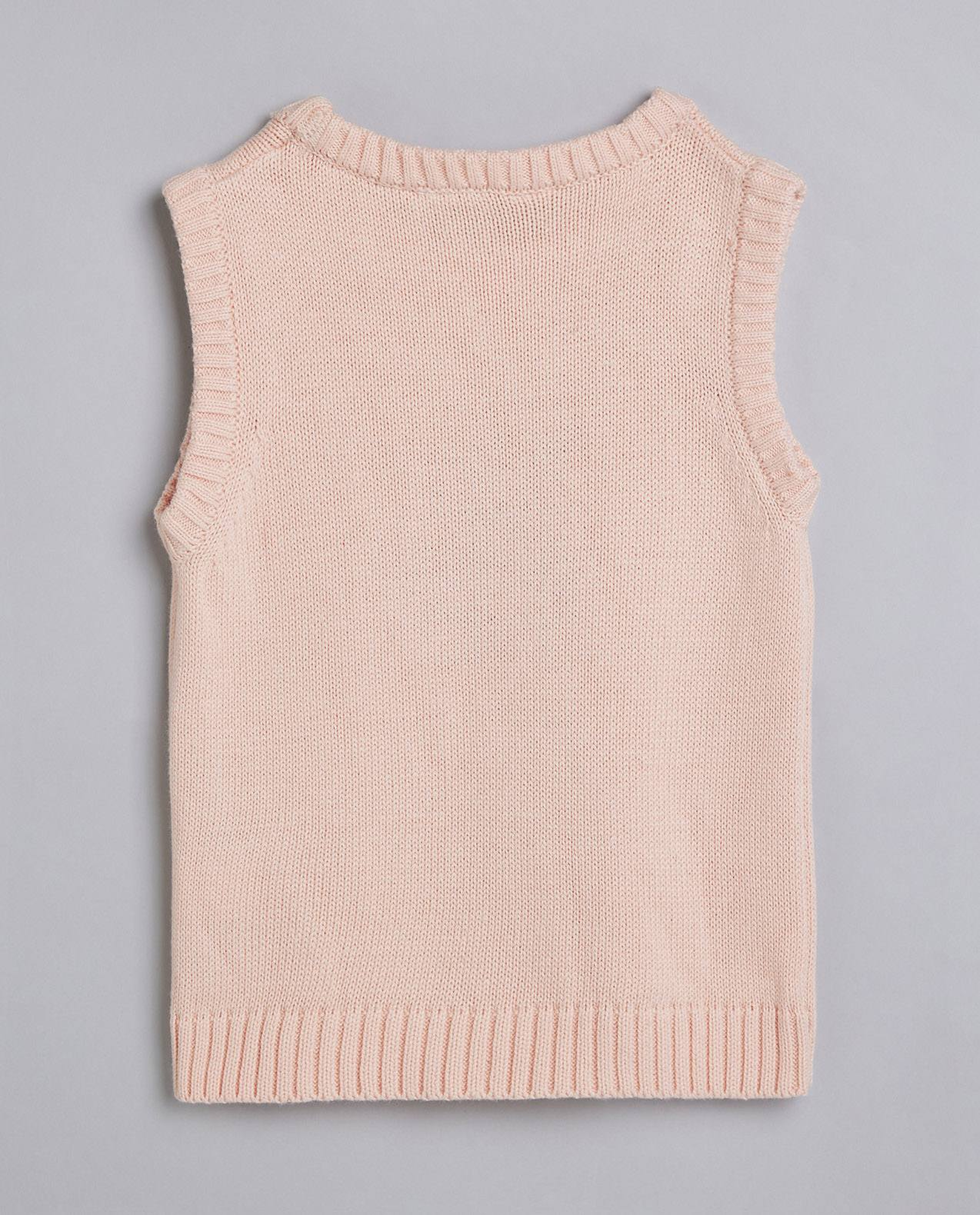 Patterned Sweater Vest