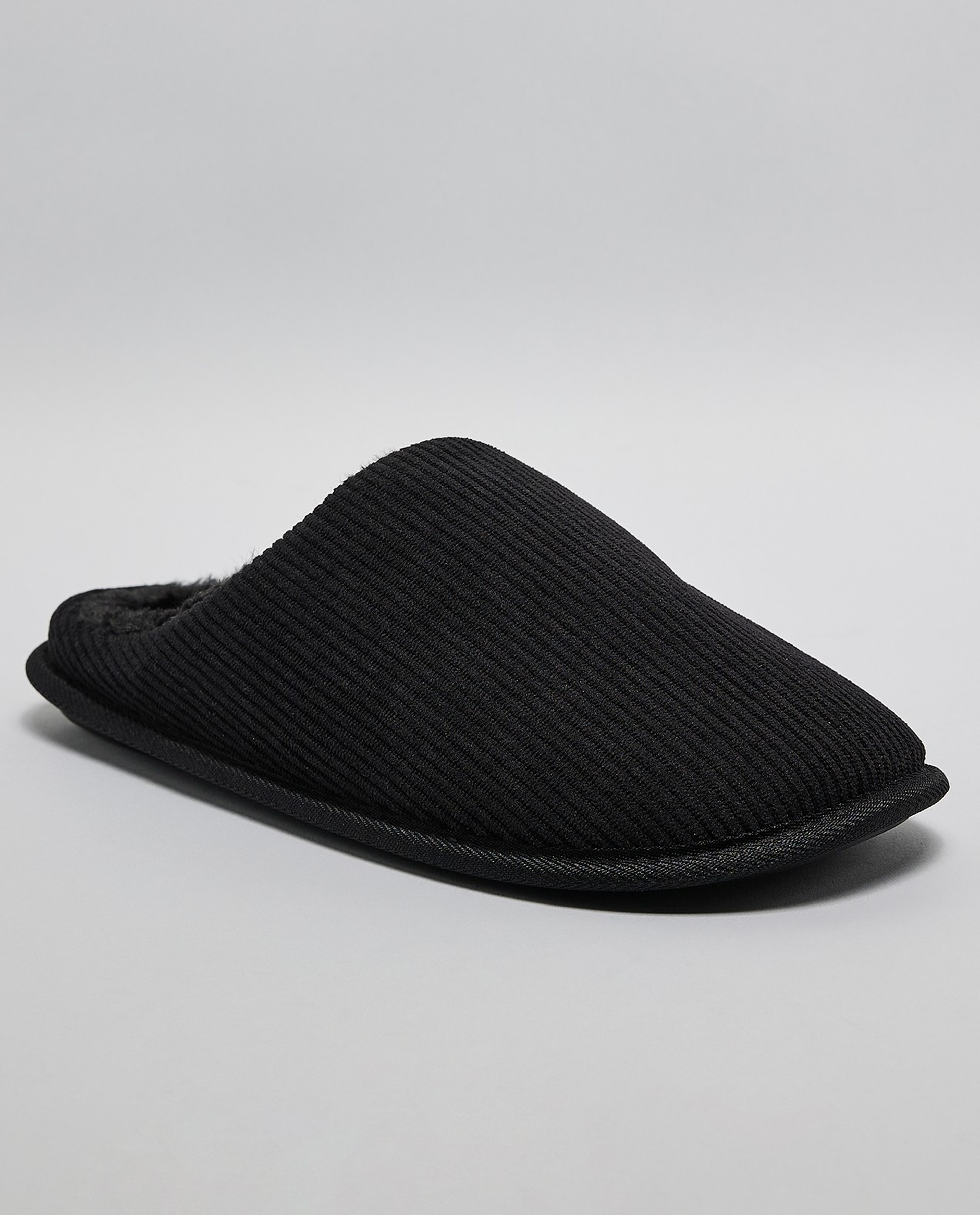 Ribbed Bedroom Slippers