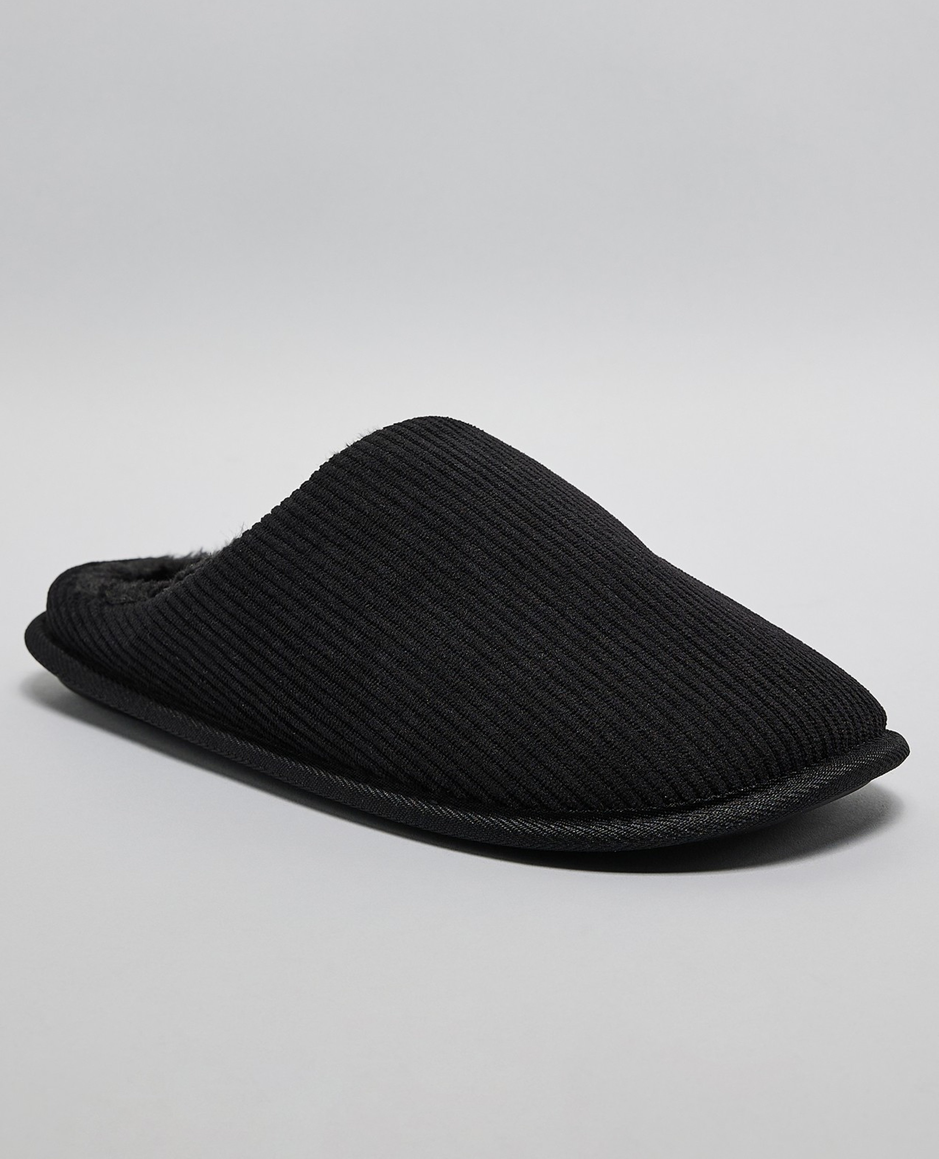 Ribbed Bedroom Slippers