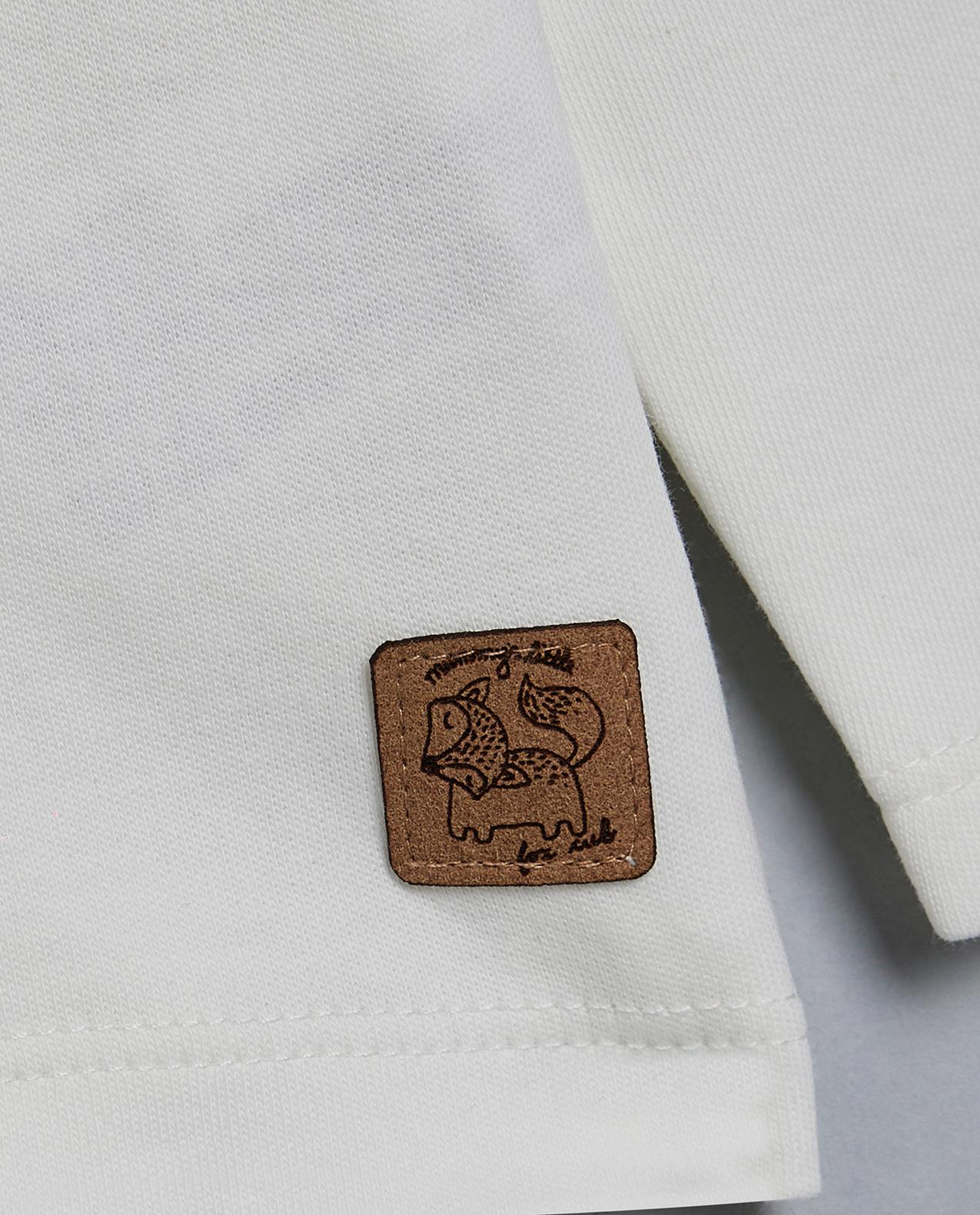 Solid T-Shirt with Turtleneck and Long Sleeves