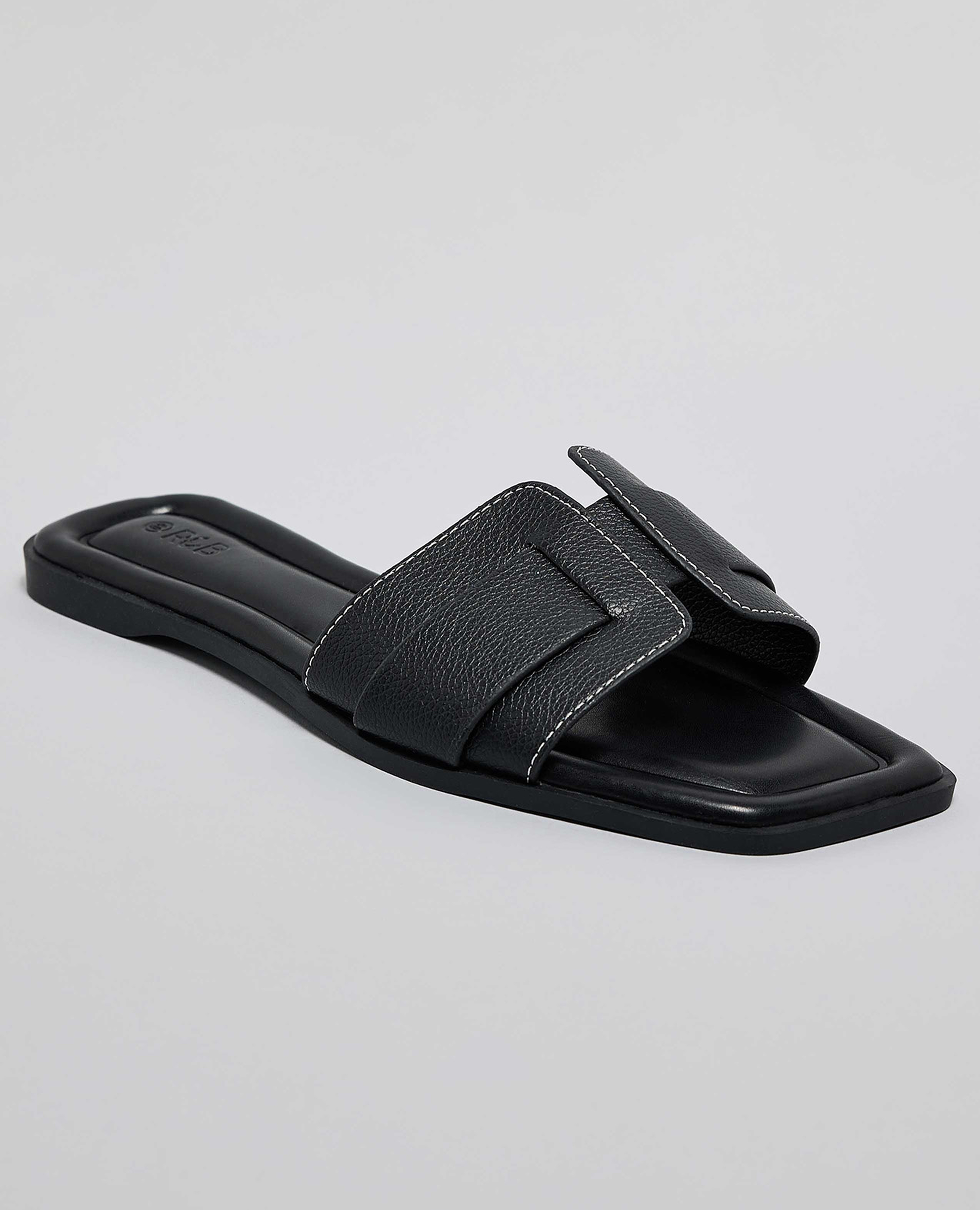 Textured Flat Sandals