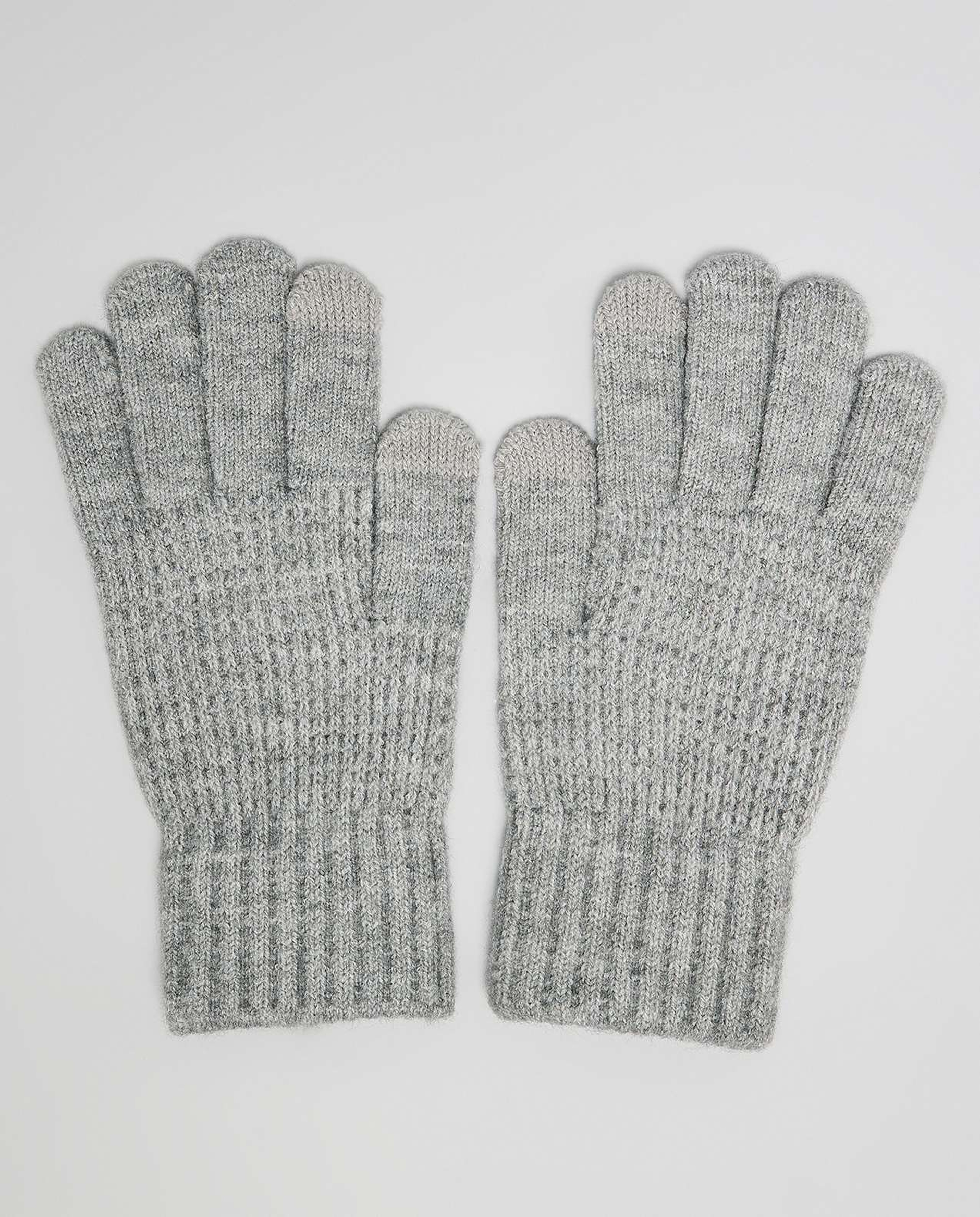 Textured Knit Gloves