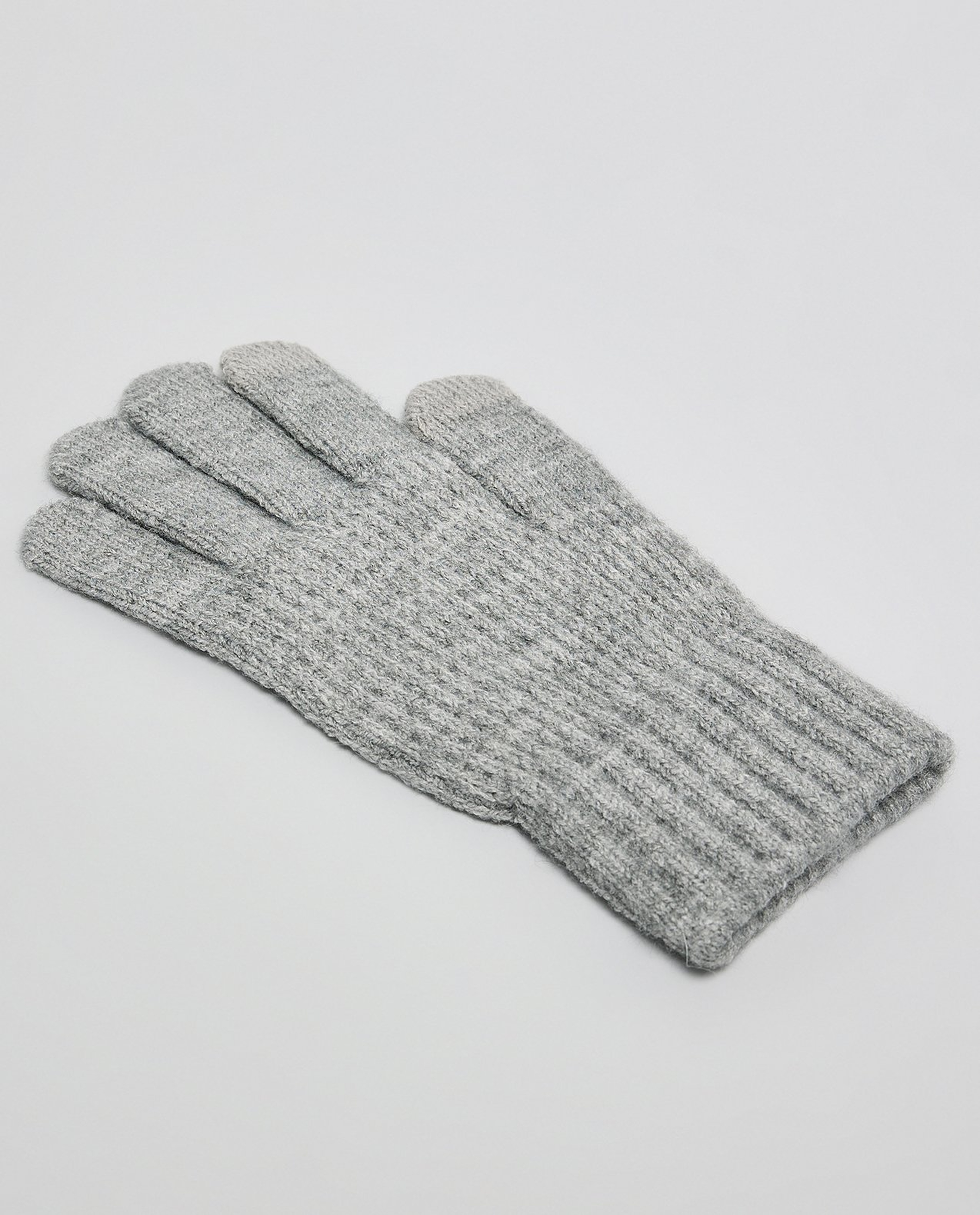 Textured Knit Gloves
