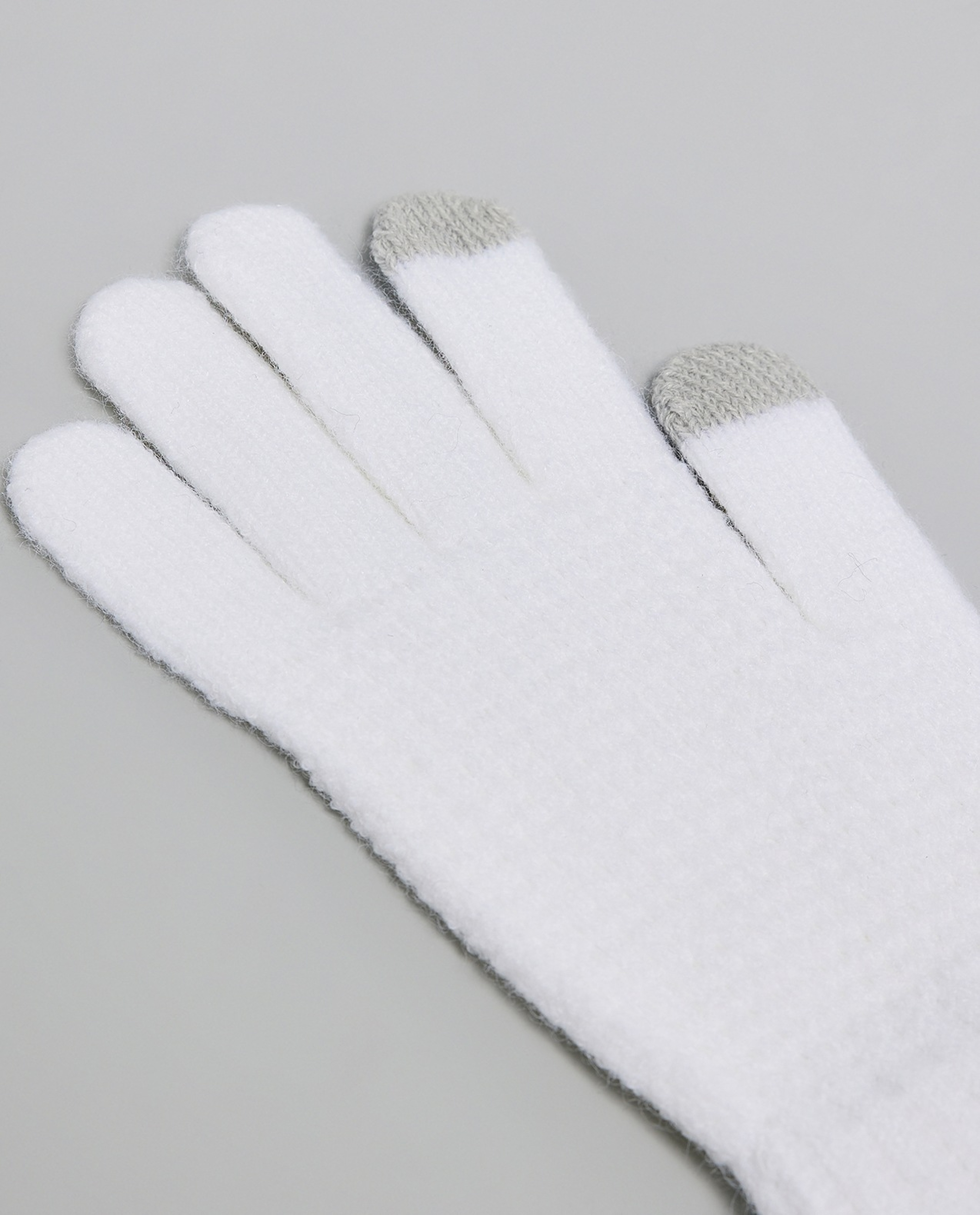 Textured Knit Gloves