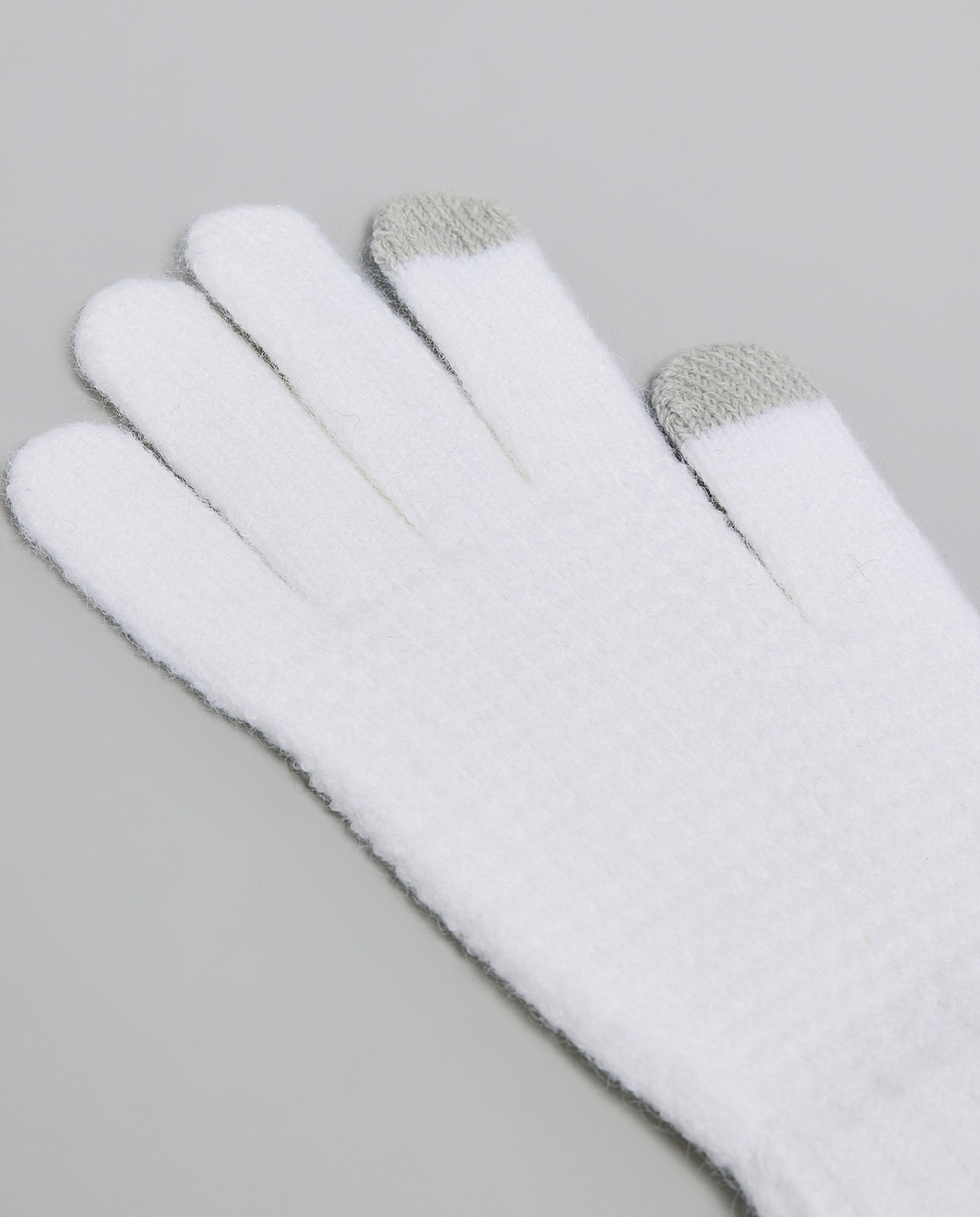 Textured Knit Gloves