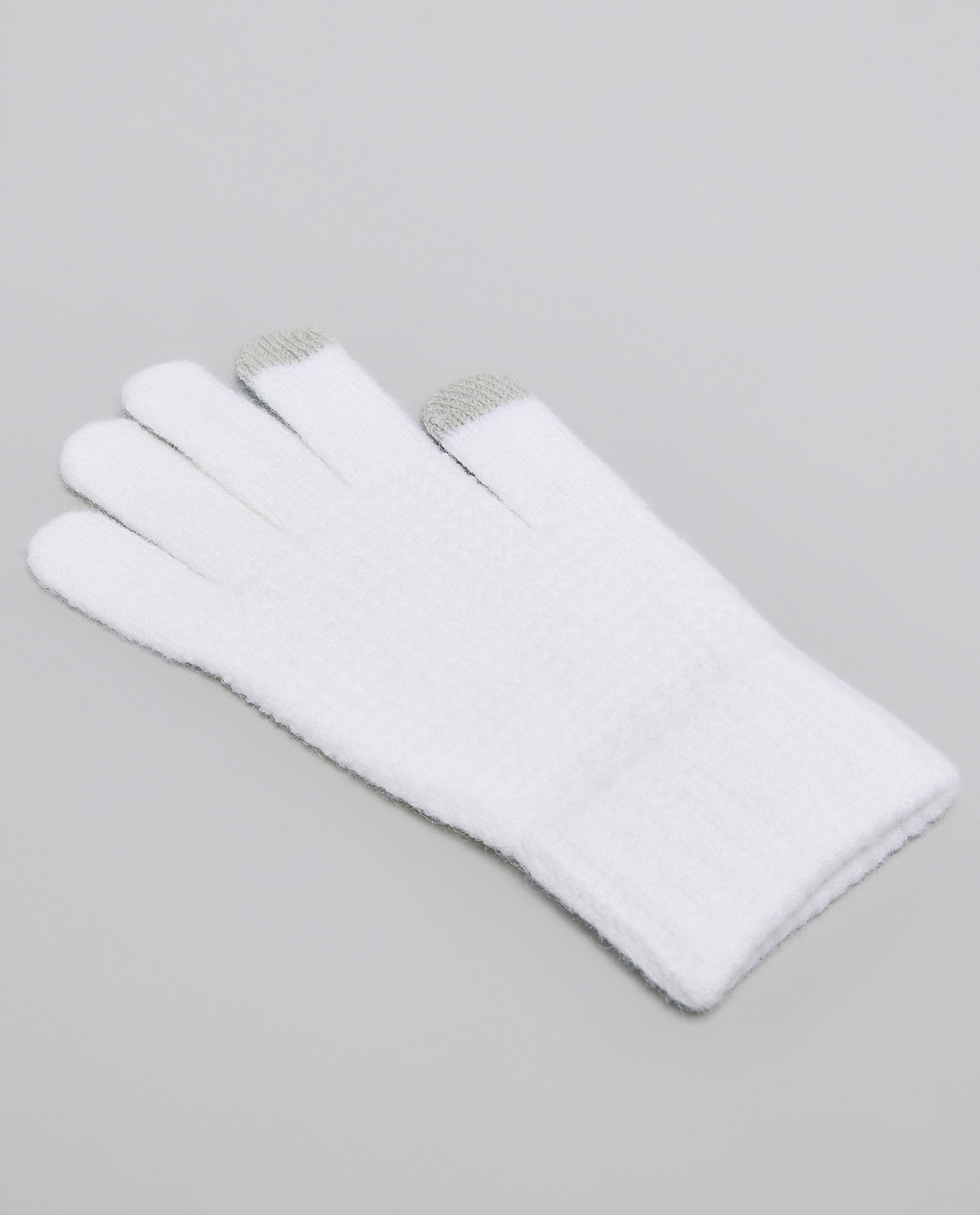 Textured Knit Gloves