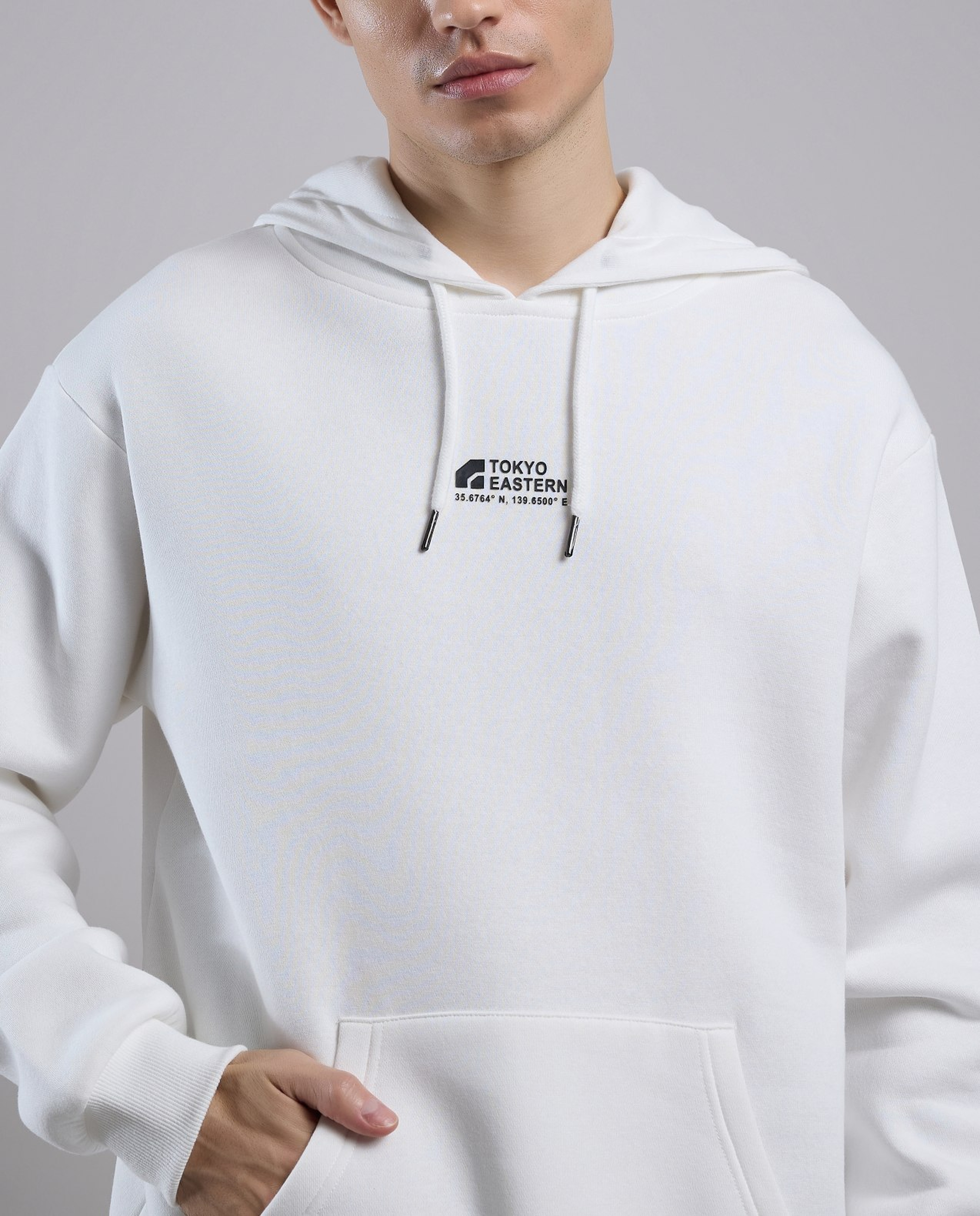 Printed Hoodie with Long Sleeves