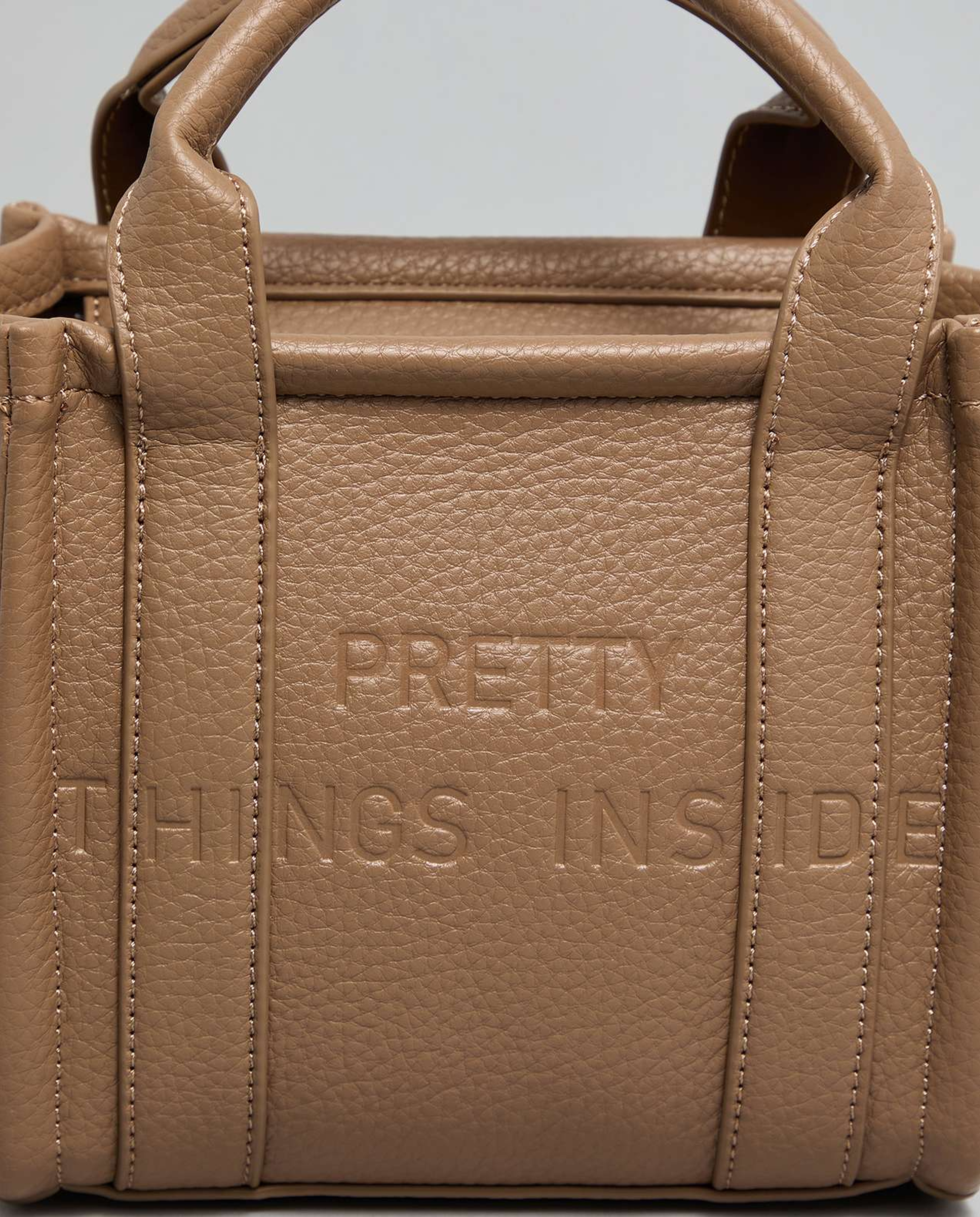 Textured Mini Tote Bag