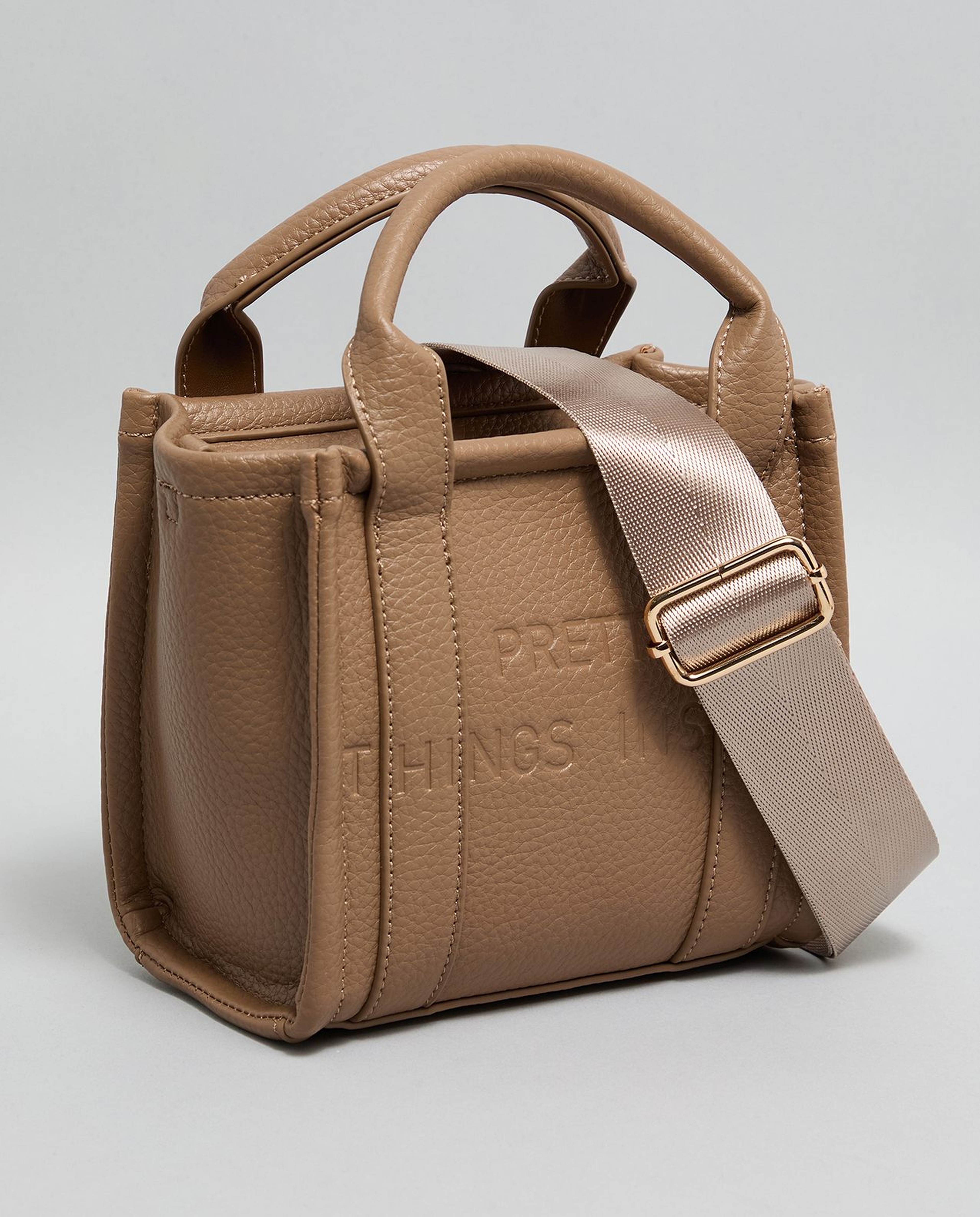 Textured Mini Tote Bag