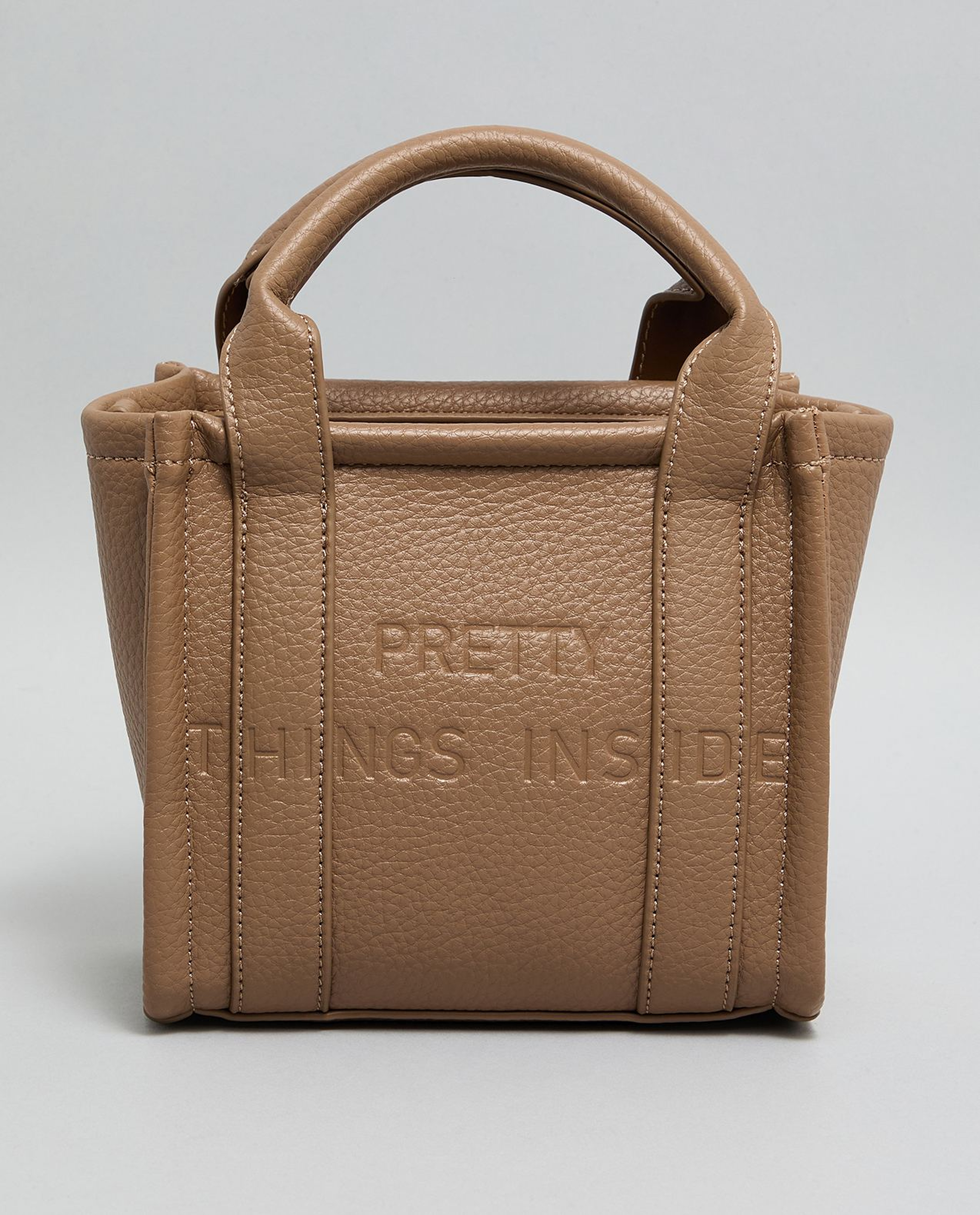 Textured Mini Tote Bag