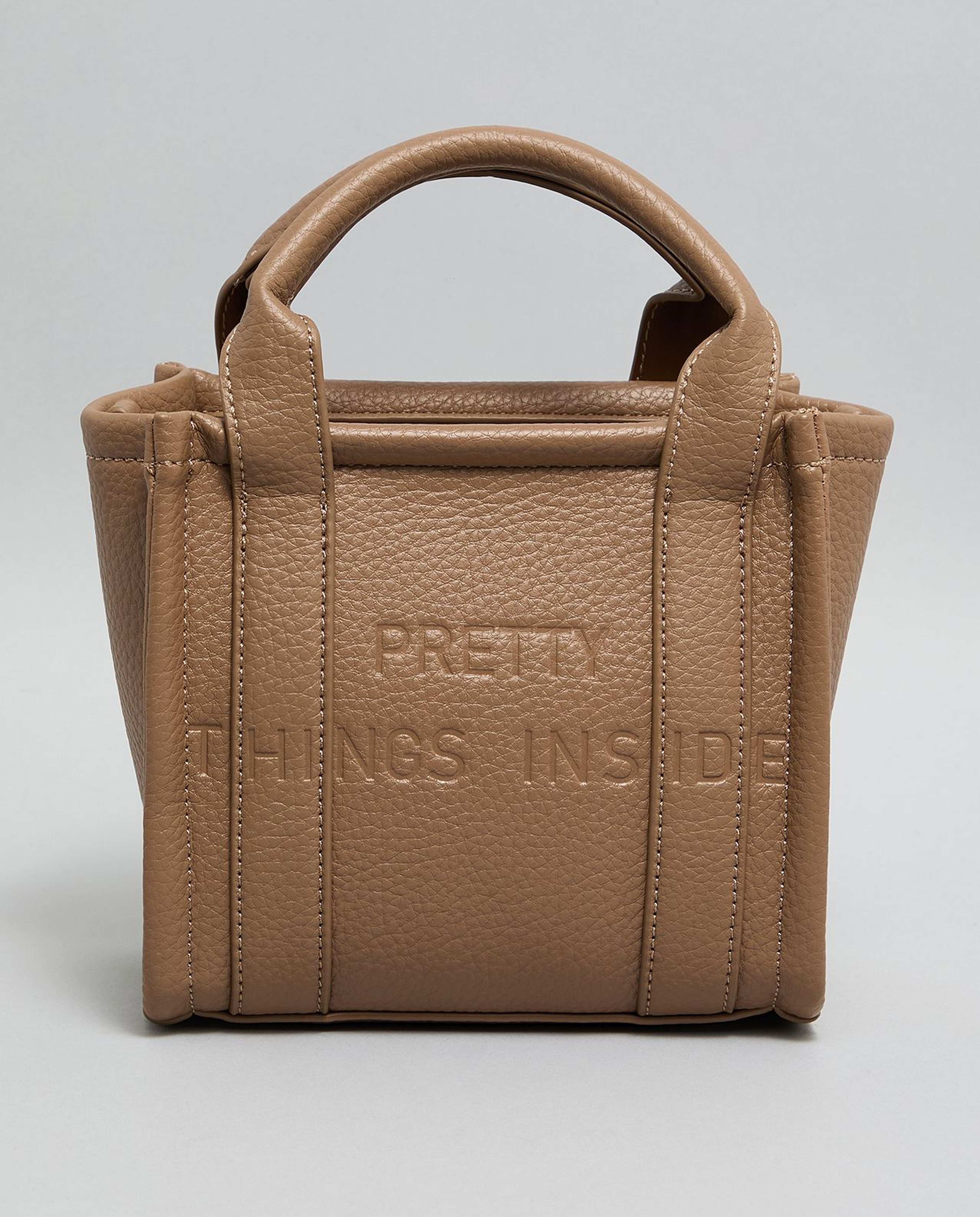 Textured Mini Tote Bag