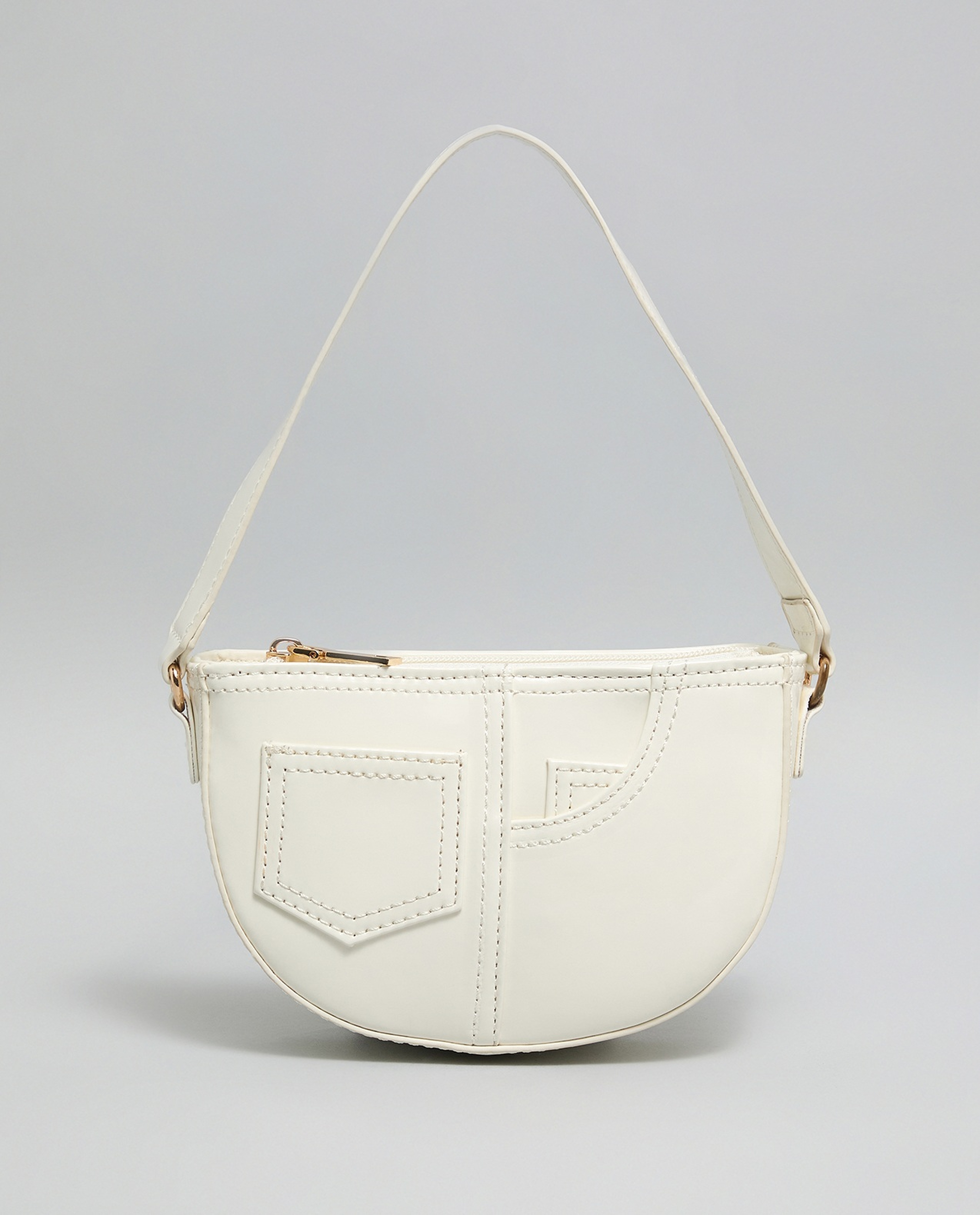 Solid Shoulder Bag