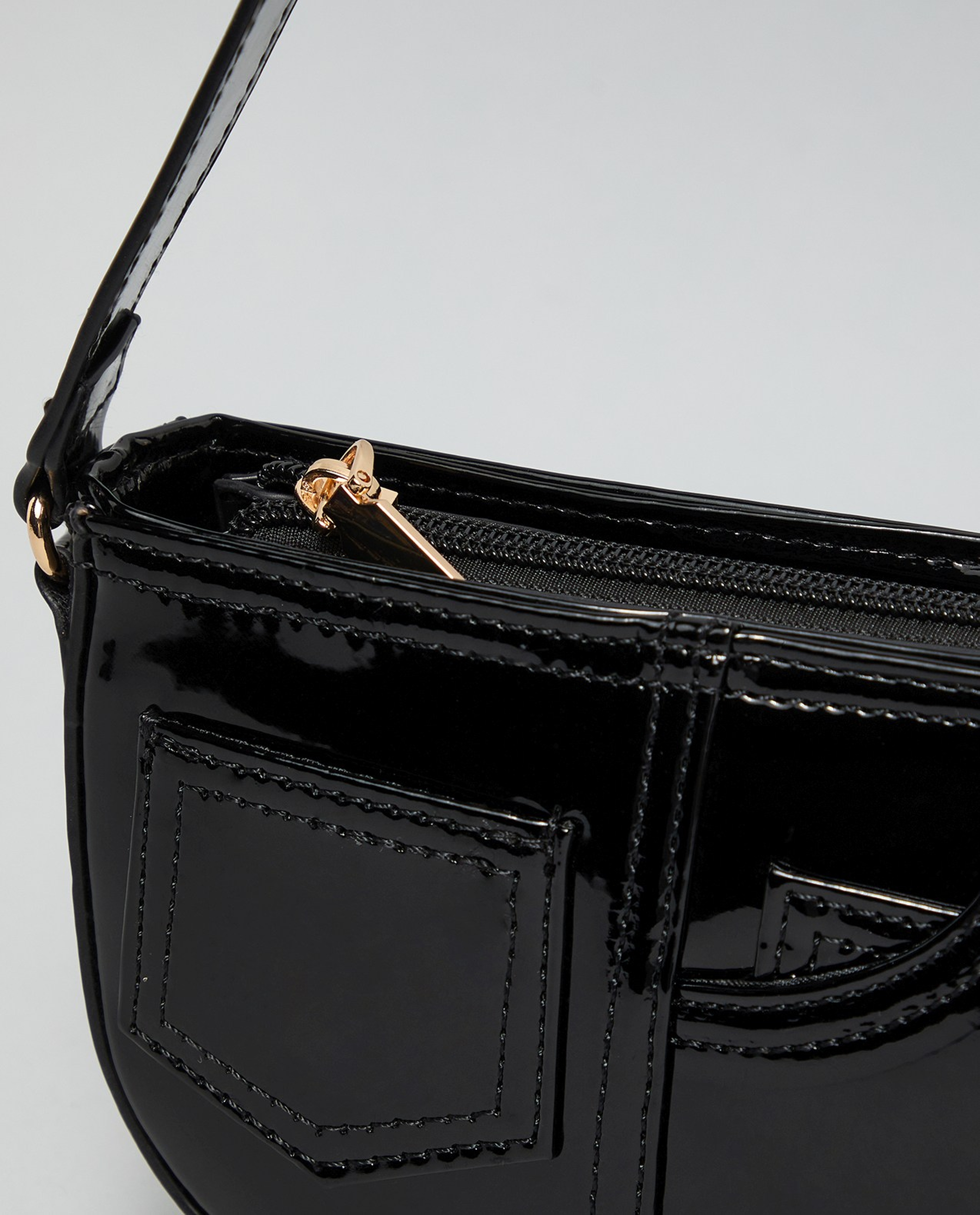 Glossy Shoulder Bag