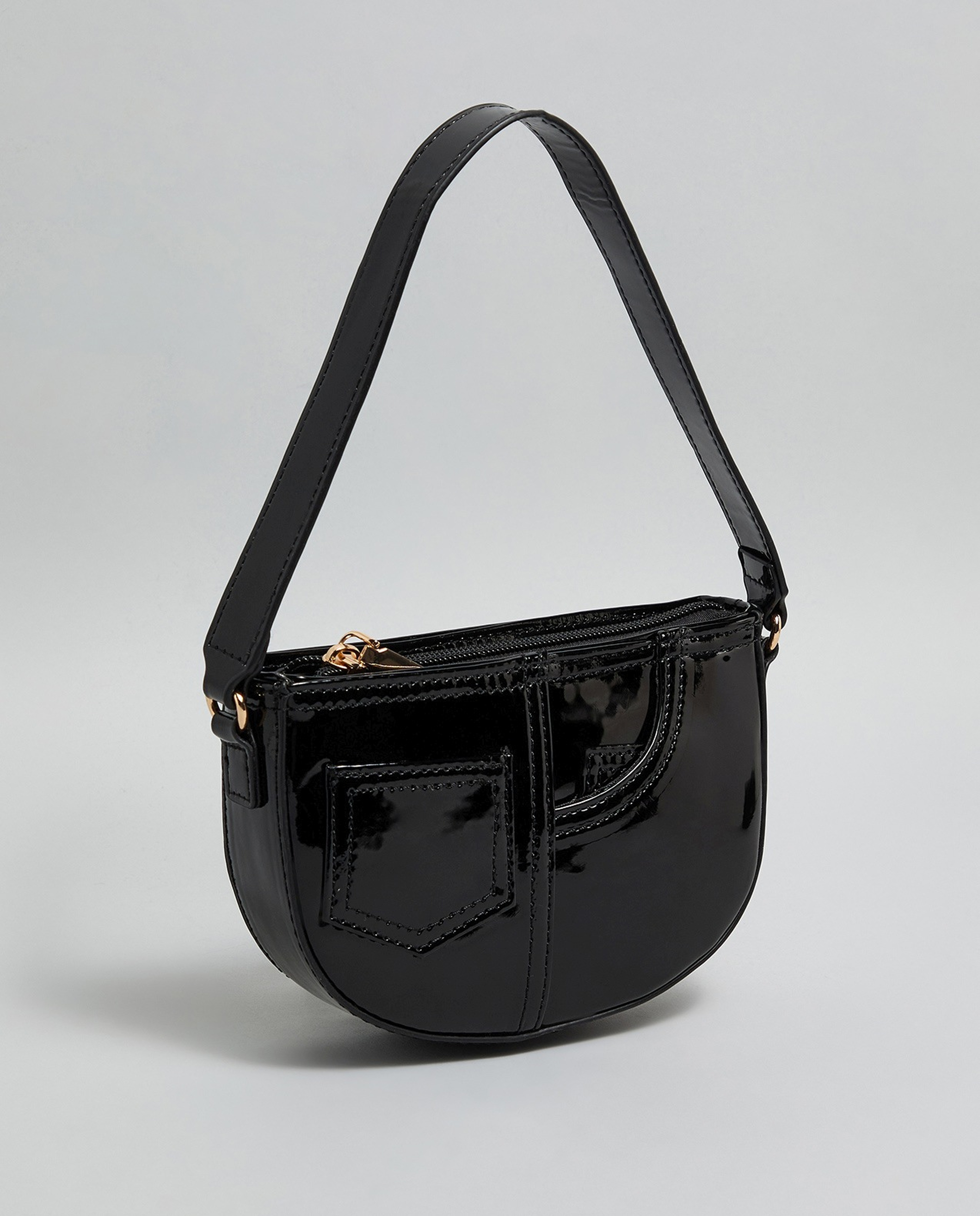 Glossy Shoulder Bag