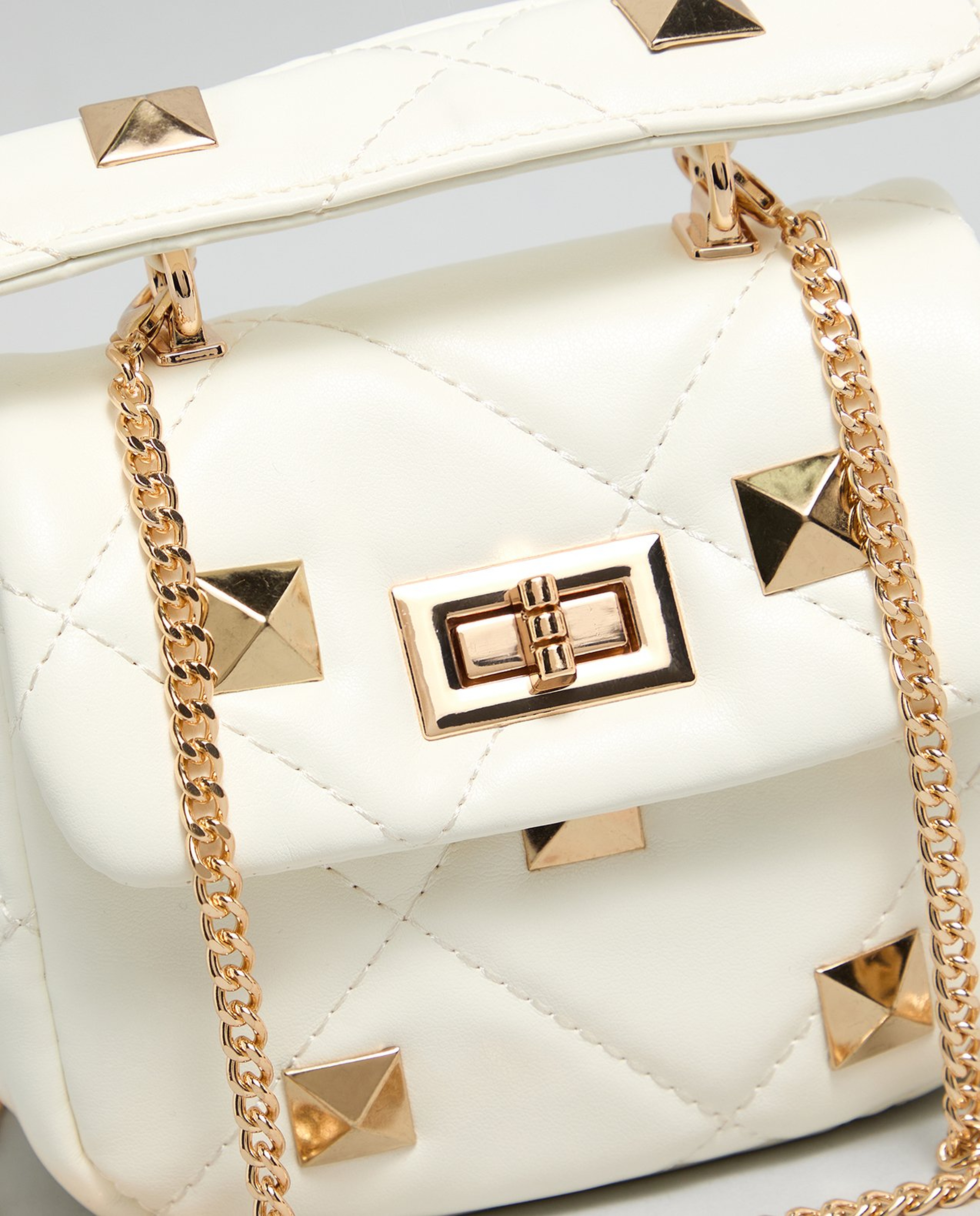 Embellished Convertible Shoulder Bag