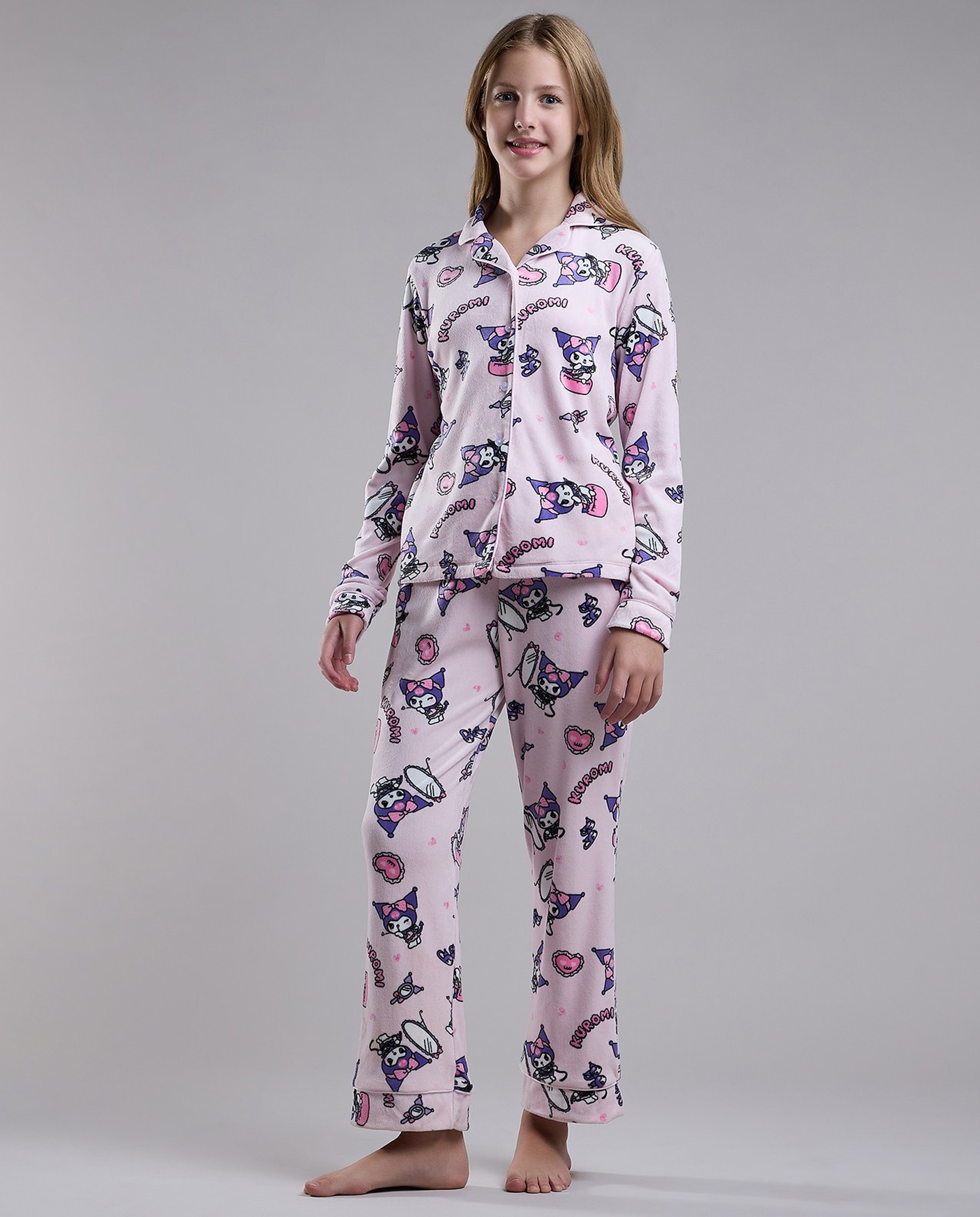 Kuromi Print Pyjama Set