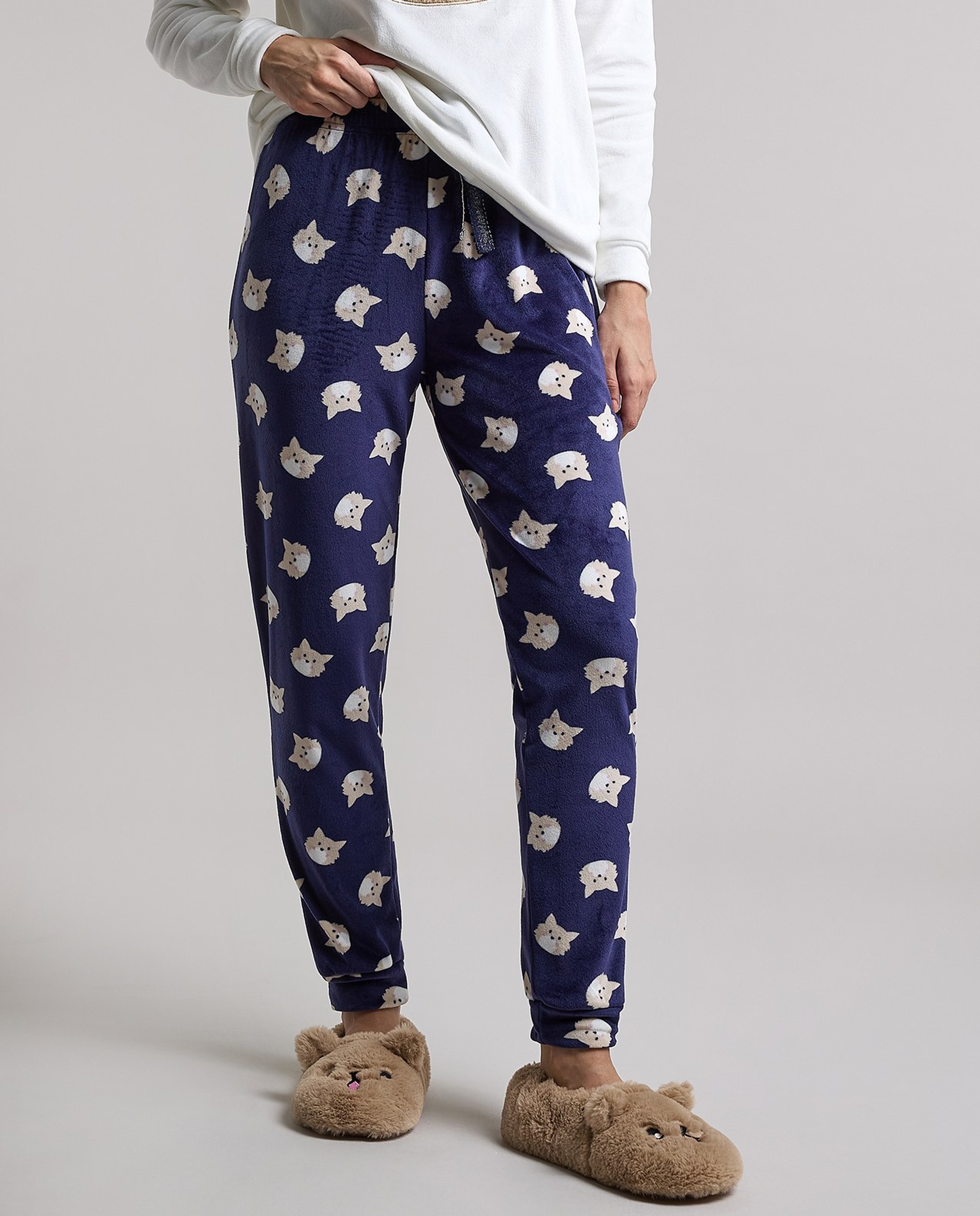 Printed Long Sleeves Pyjama Set