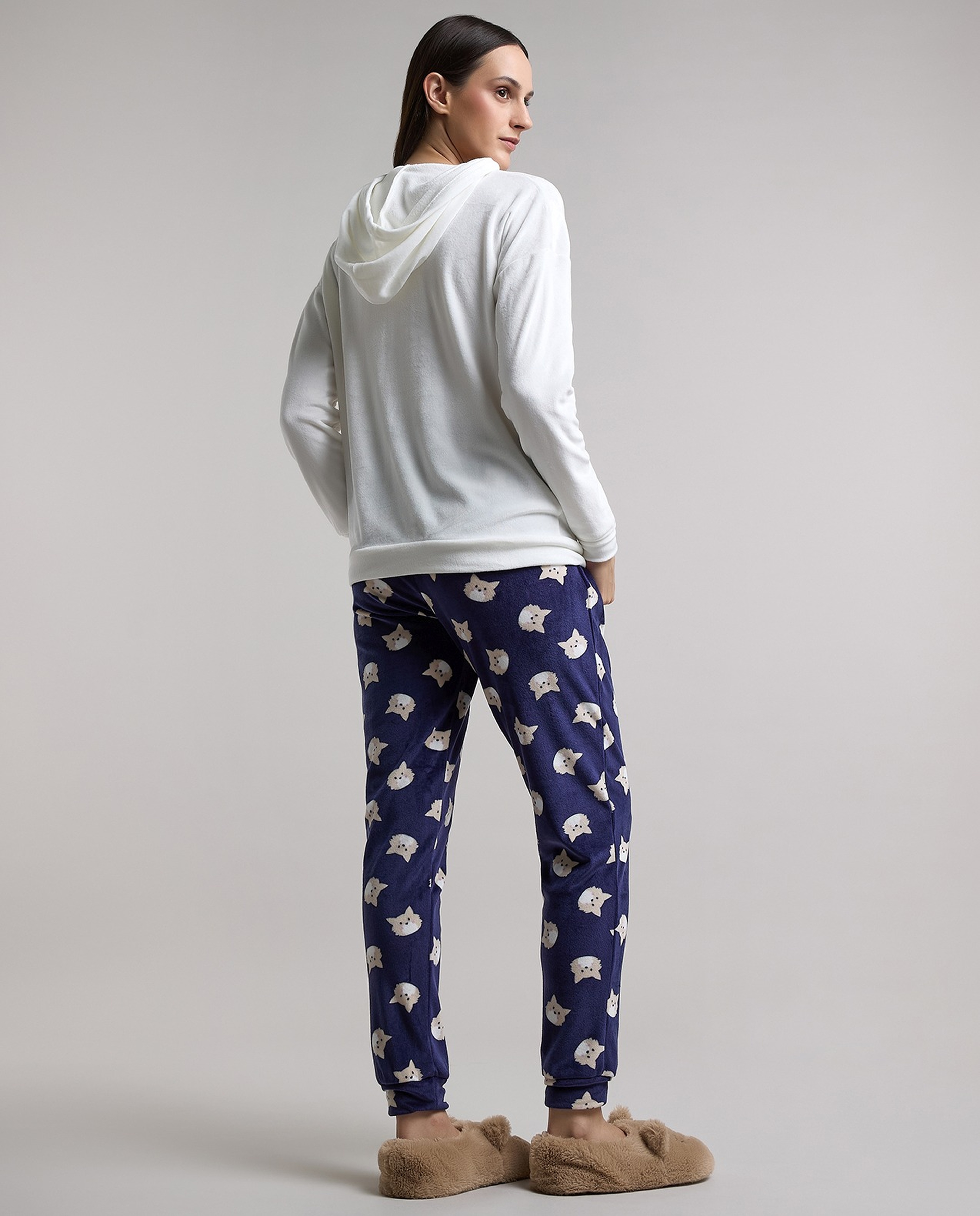 Printed Long Sleeves Pyjama Set