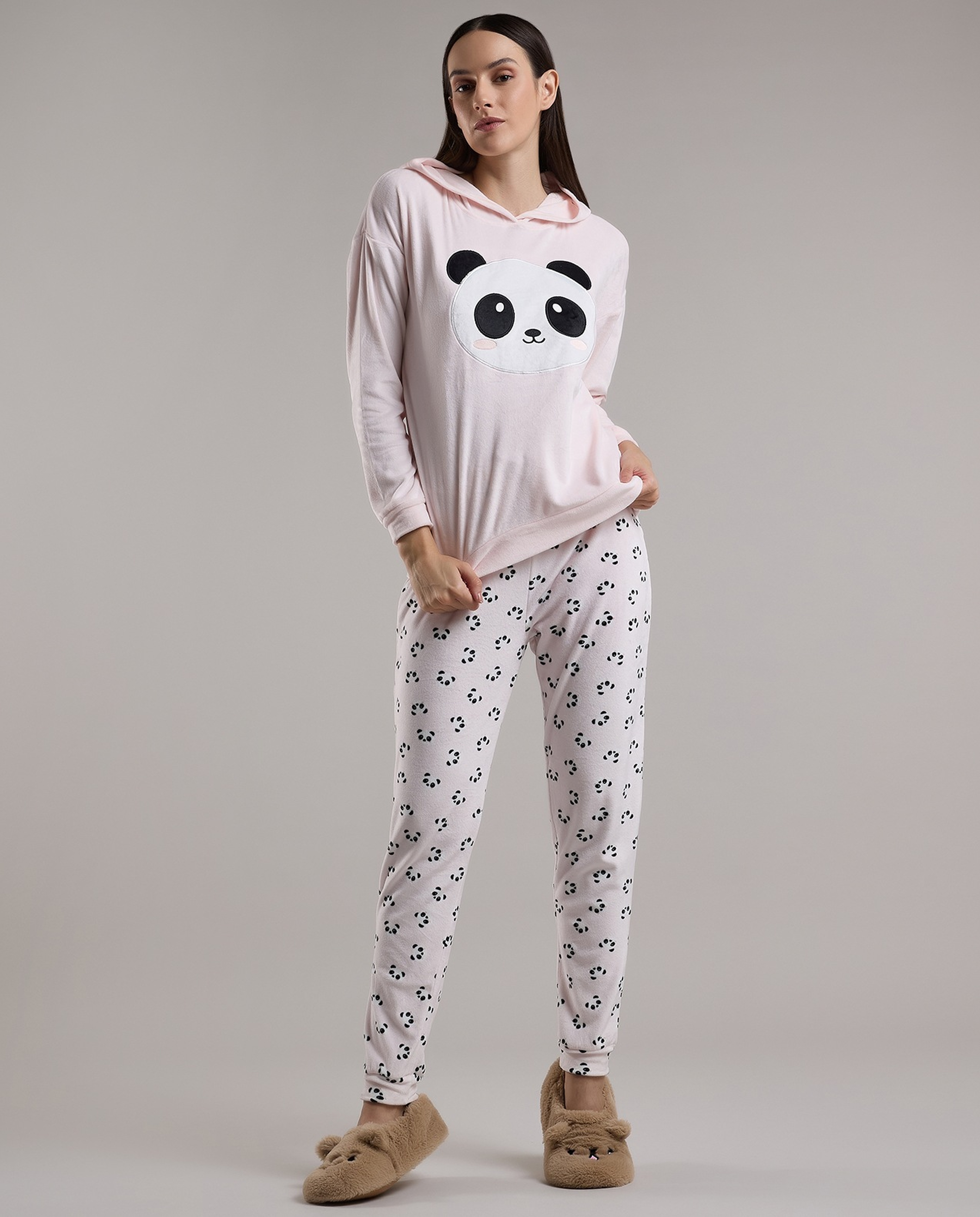 Printed Long Sleeves Pyjama Set