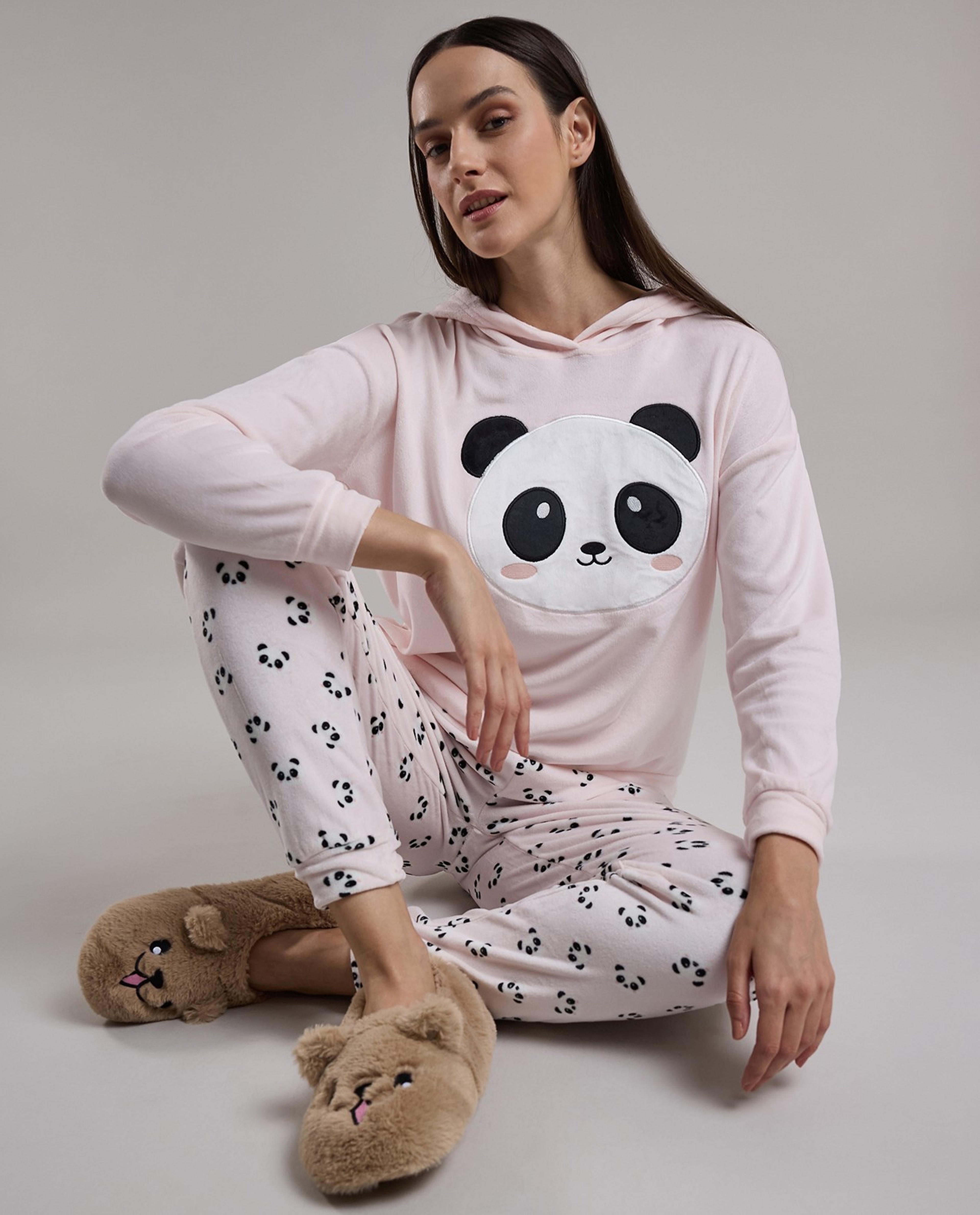 Printed Long Sleeves Pyjama Set