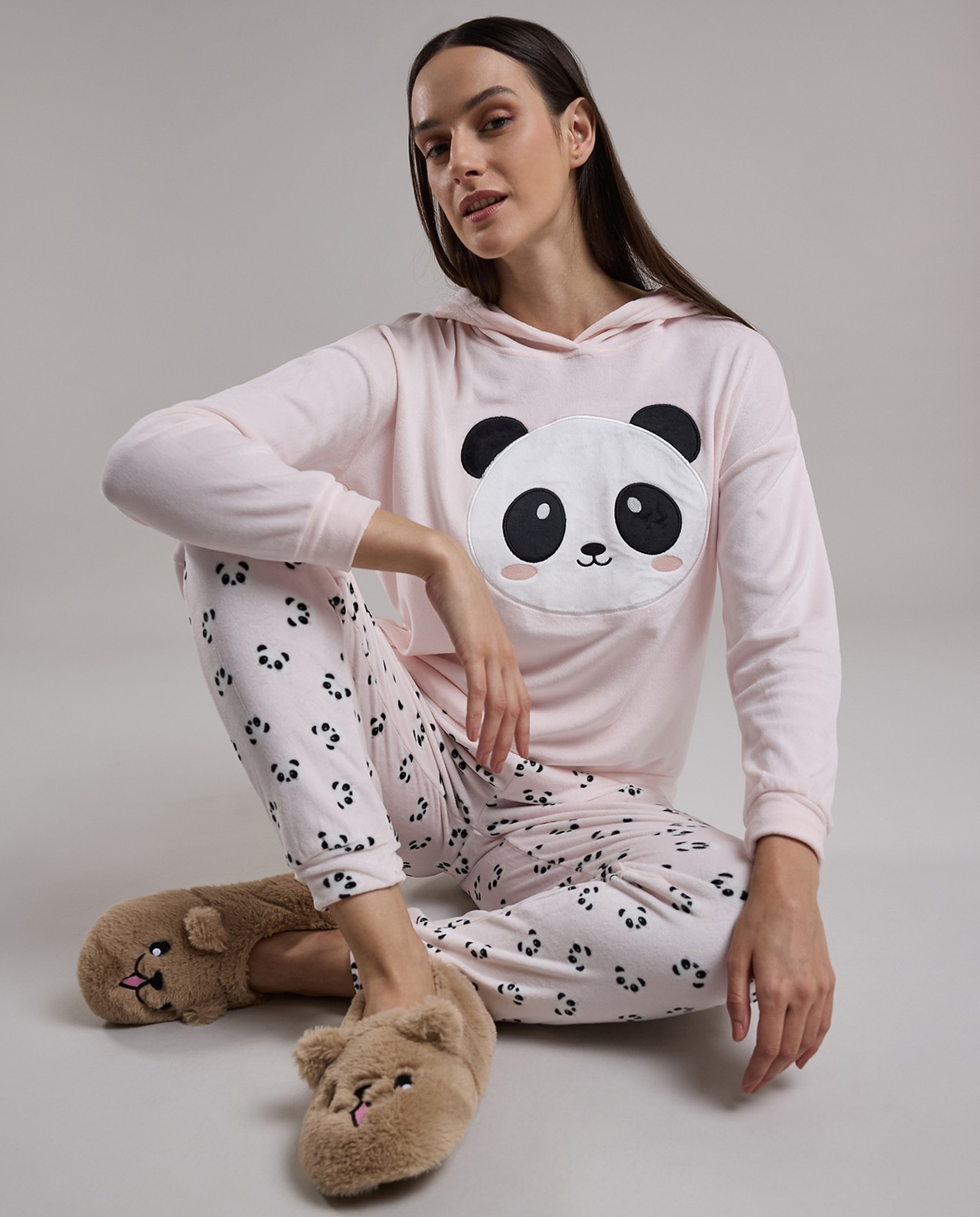 Printed Long Sleeves Pyjama Set