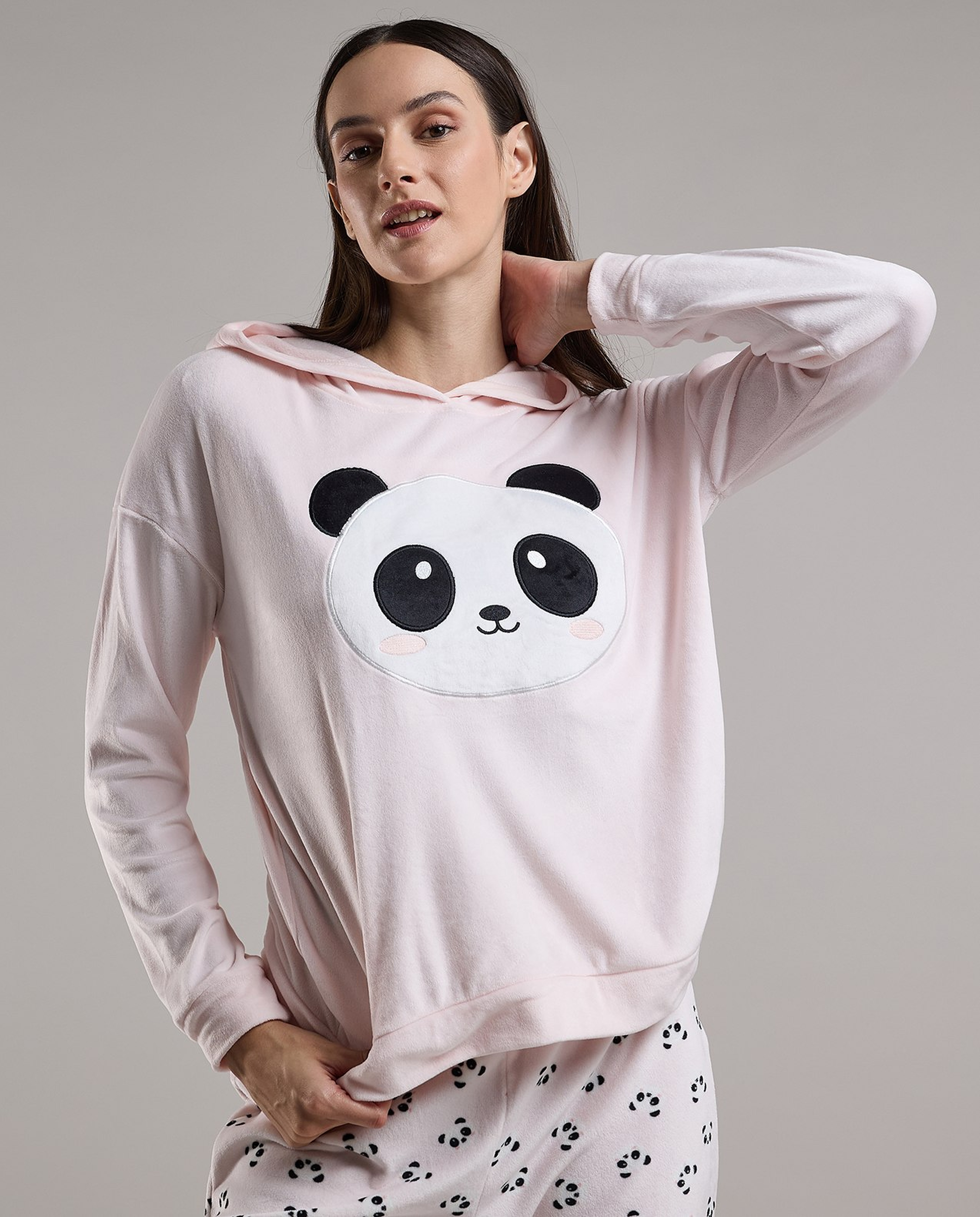 Printed Long Sleeves Pyjama Set
