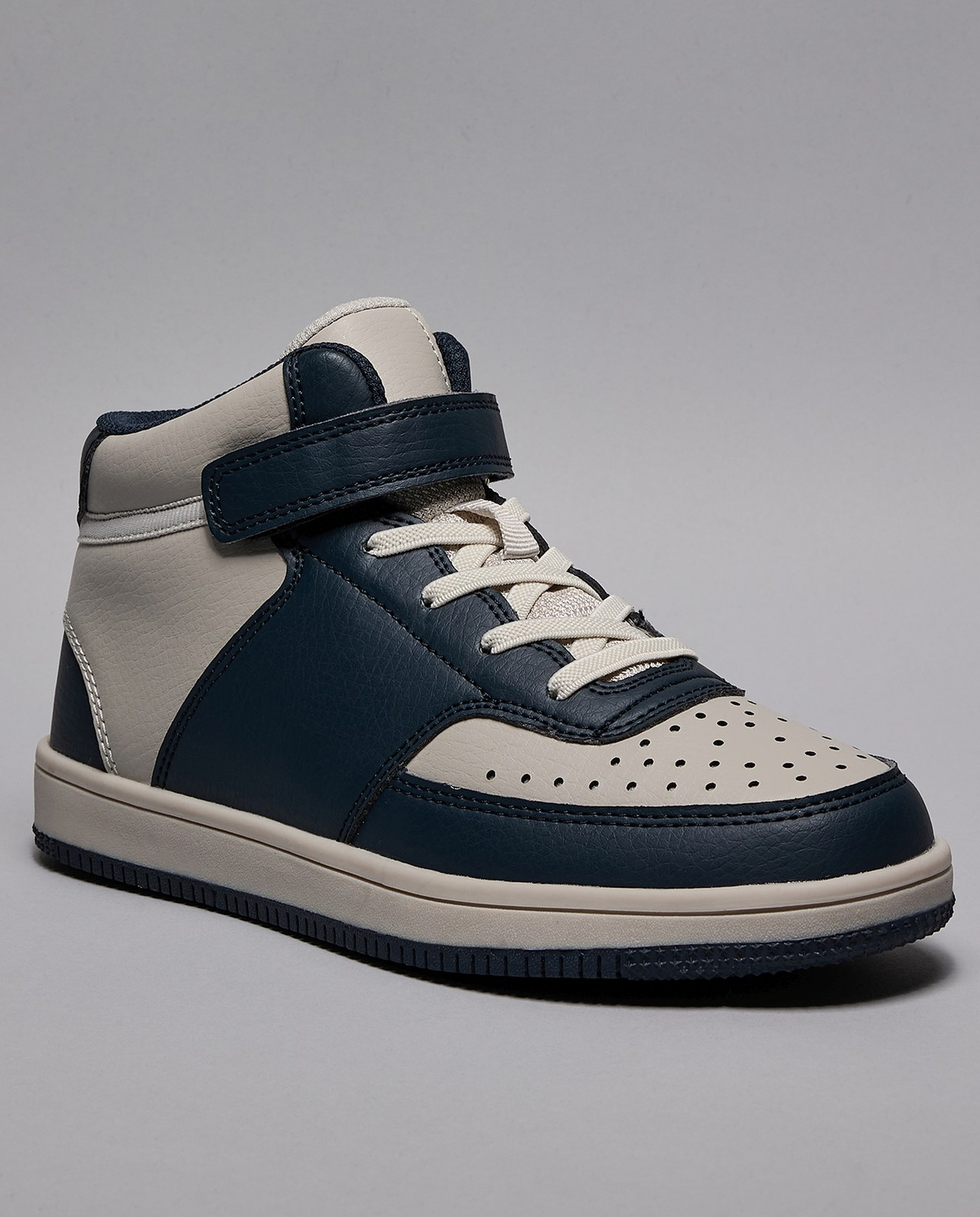 Color Block High Top Sneakers