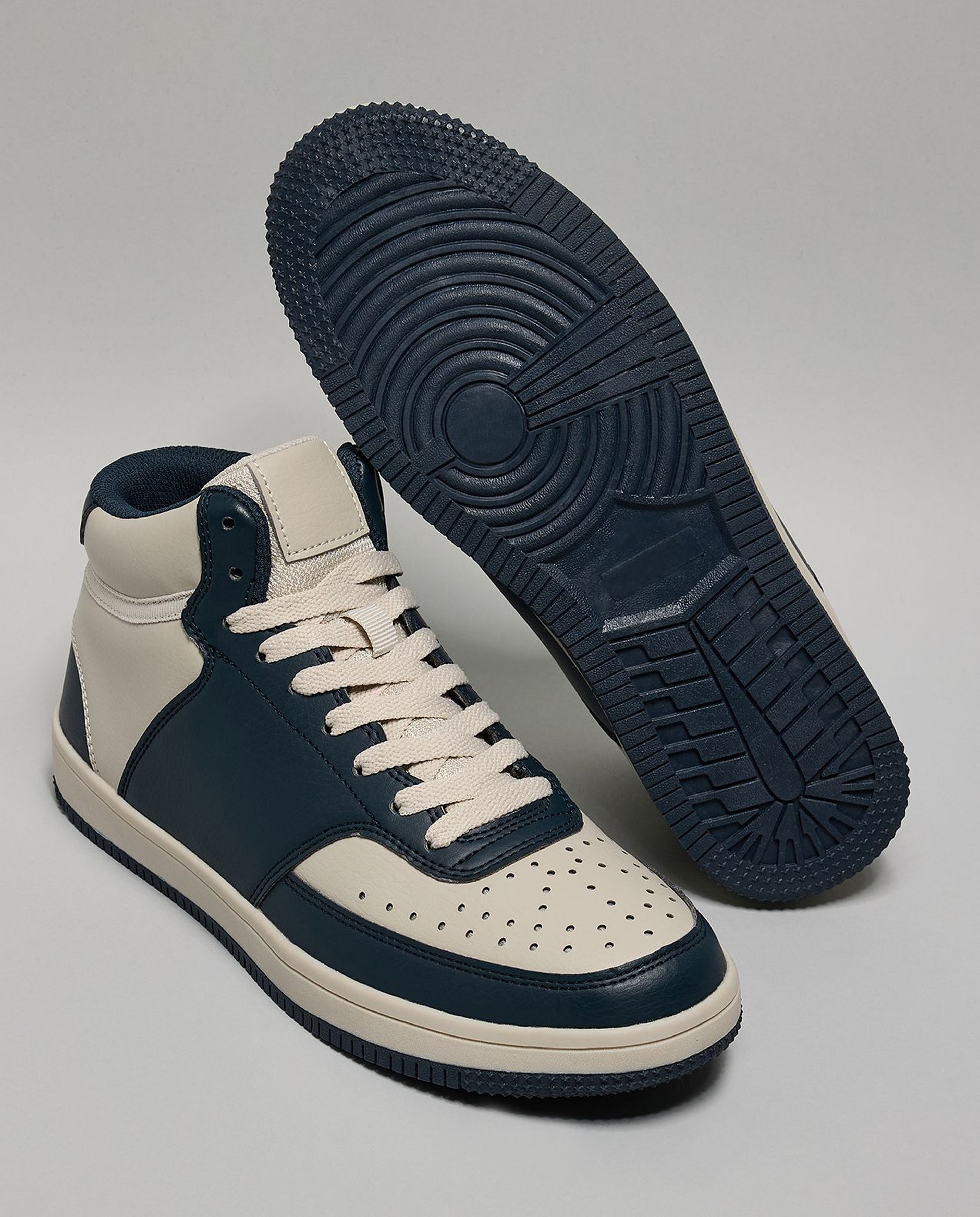 Color Block High Top Sneakers