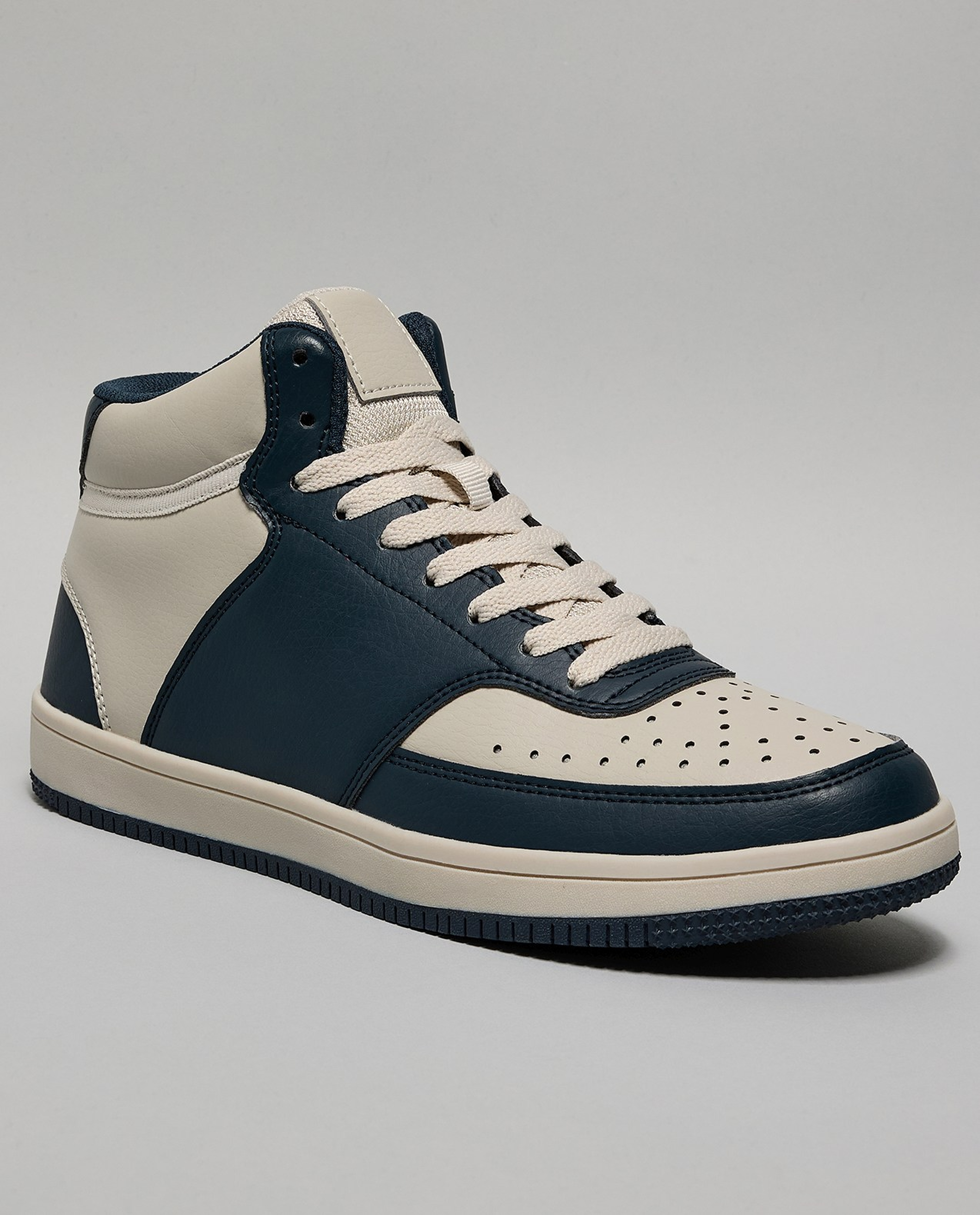 Color Block High Top Sneakers