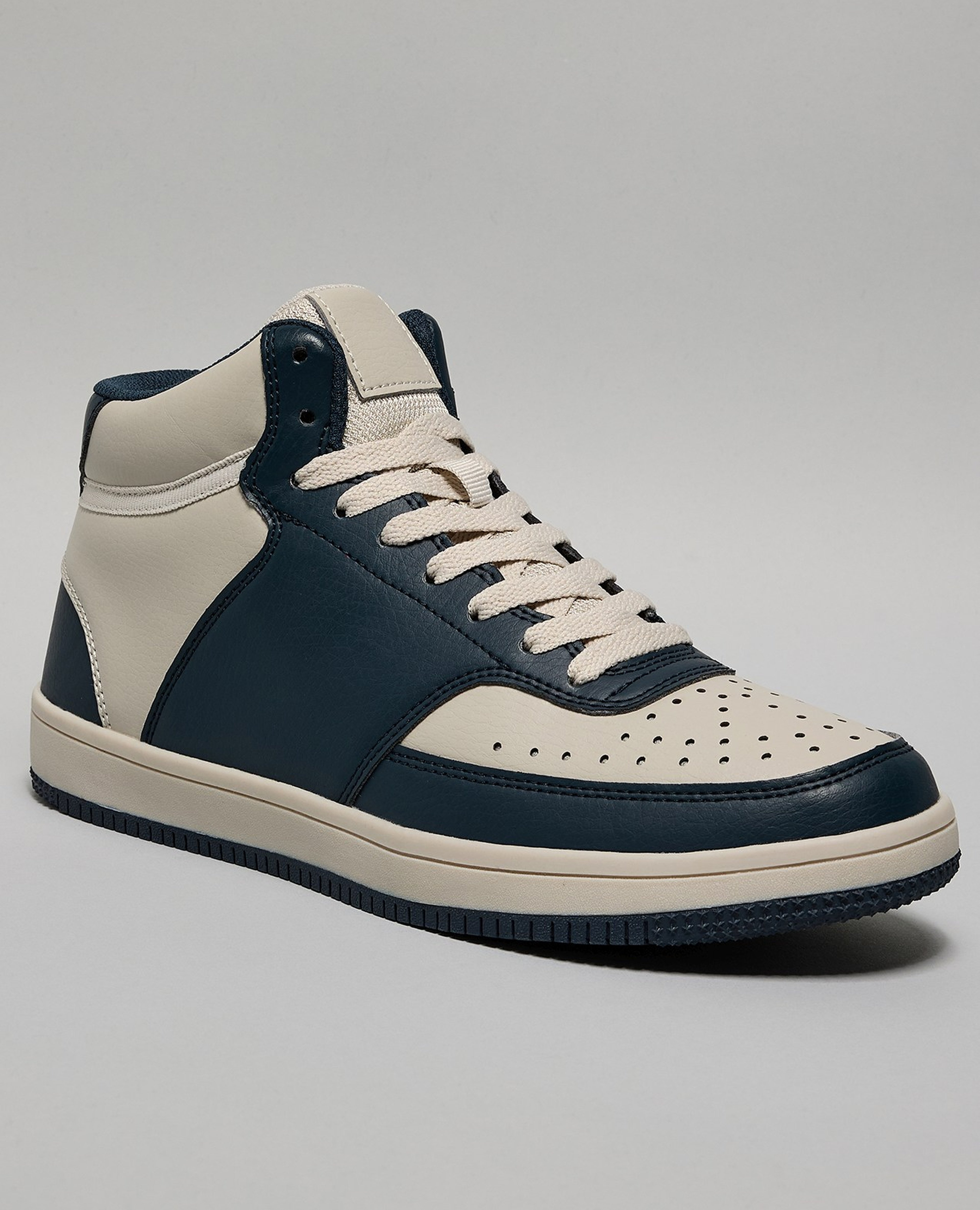 Color Block High Top Sneakers