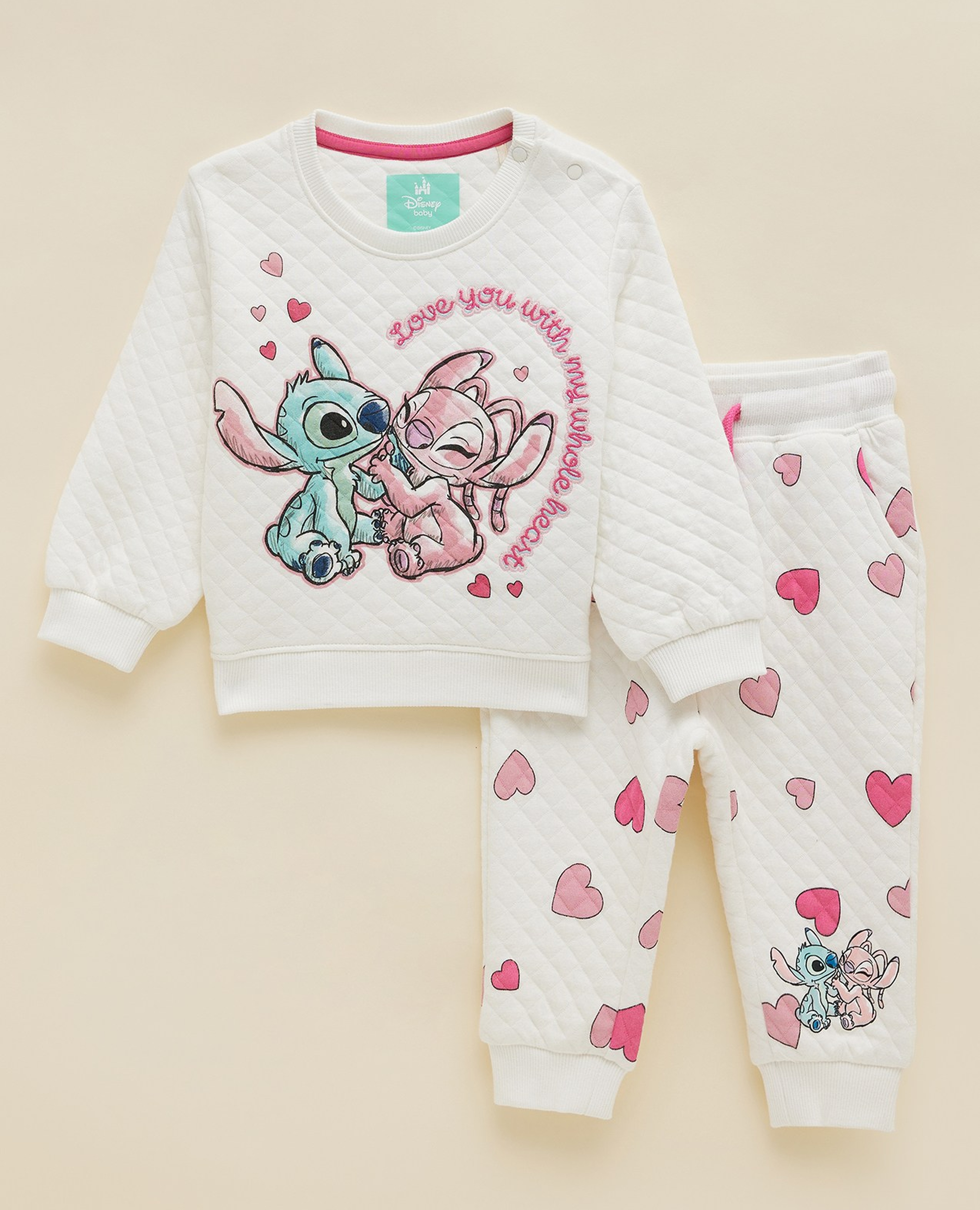 Stitch & Angle Print Clothing Set